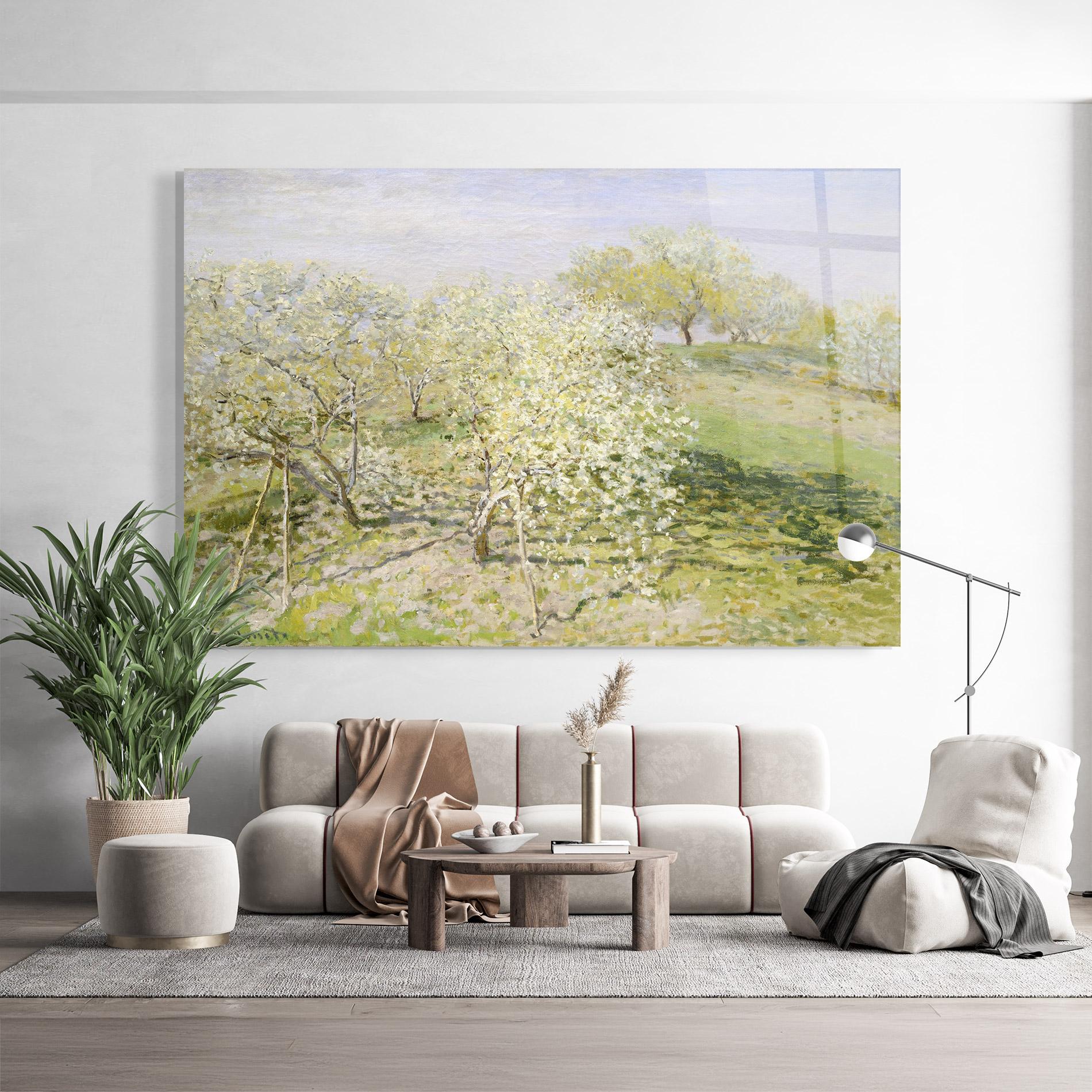 Üvegkép Fruit Trees In Bloom mockup 9
