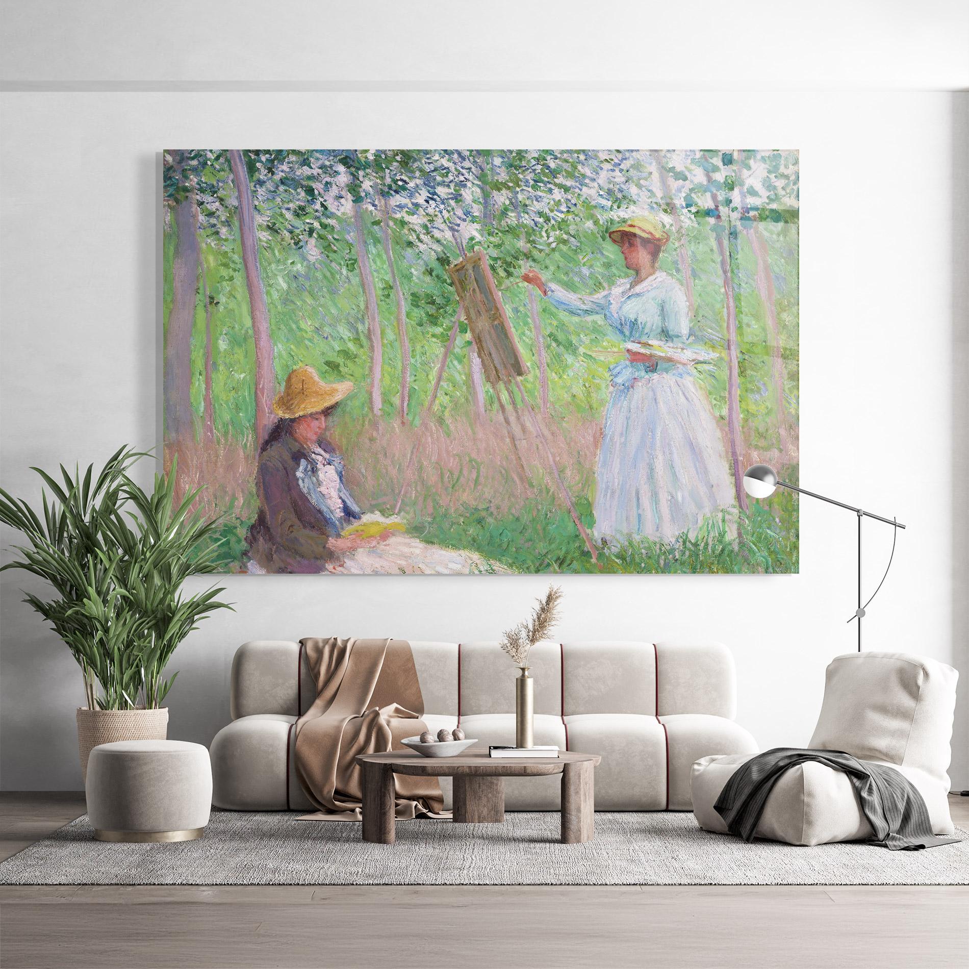 Üvegkép In The Woods At Giverny mockup 9