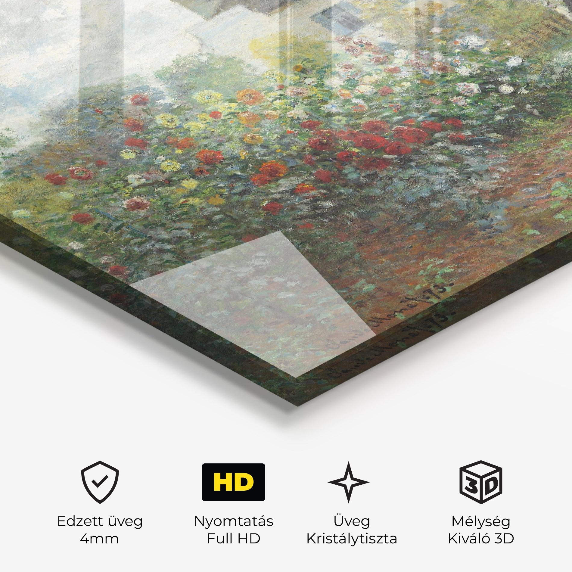 Üvegkép Garden In Argenteuilt mockup 3