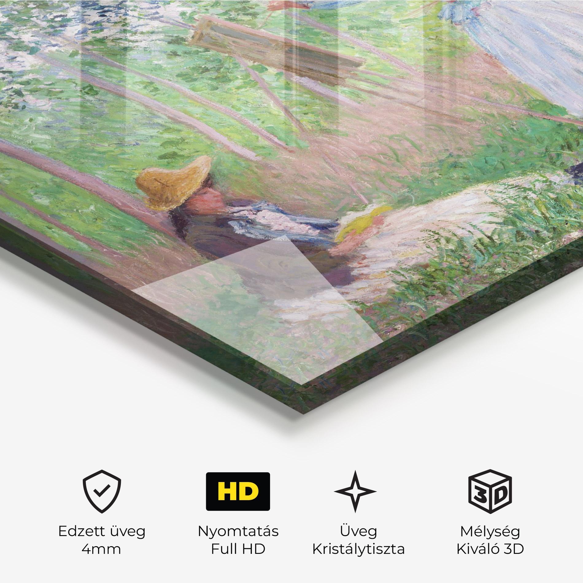 Üvegkép In The Woods At Giverny mockup 3