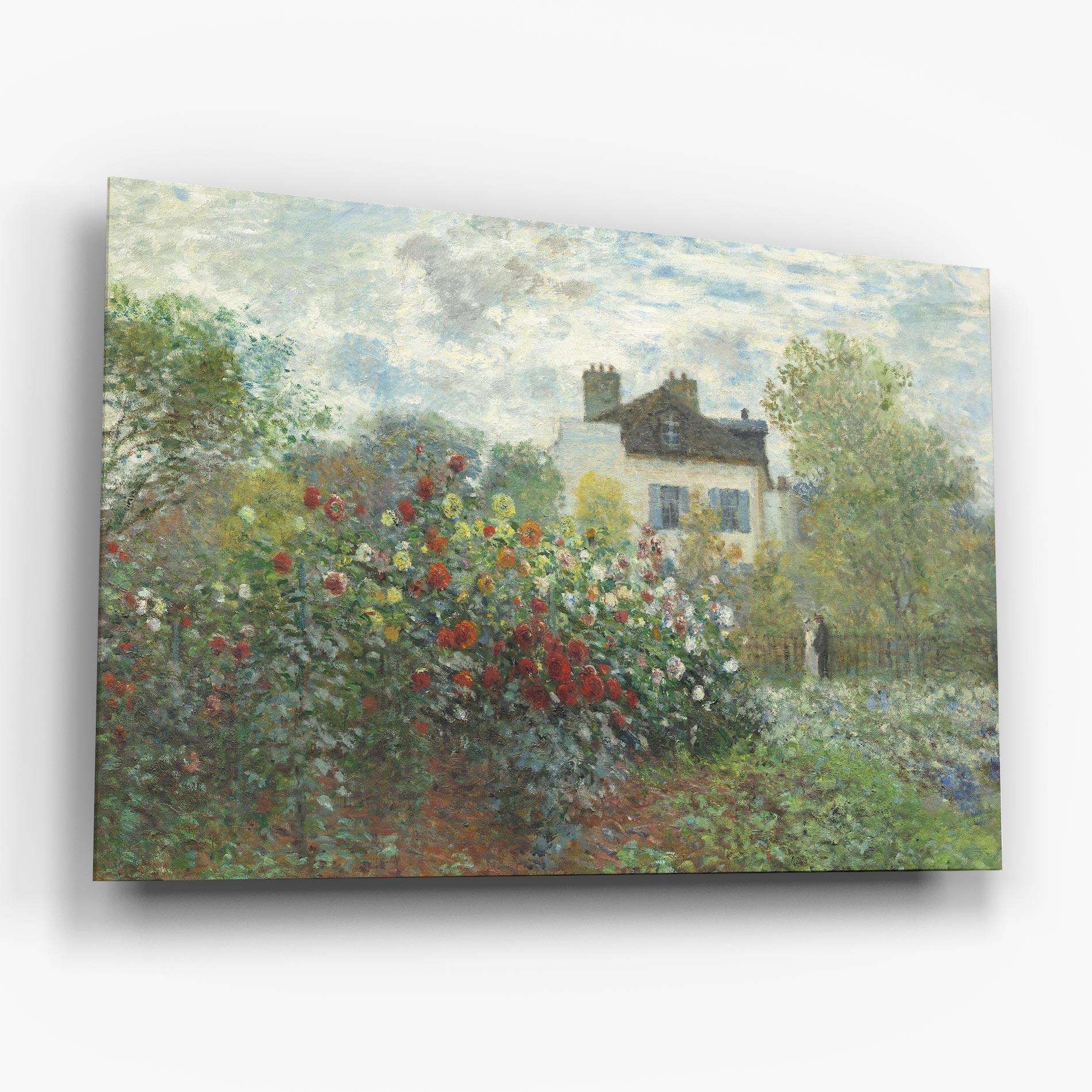 Üvegkép Garden In Argenteuilt mockup 6