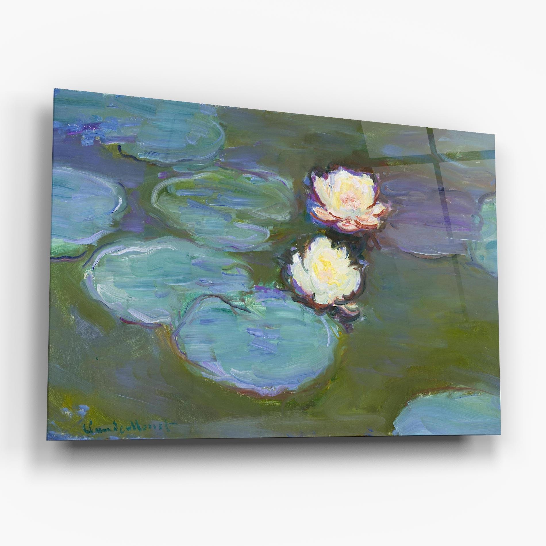 Üvegkép Nympheas Monet. mockup 6