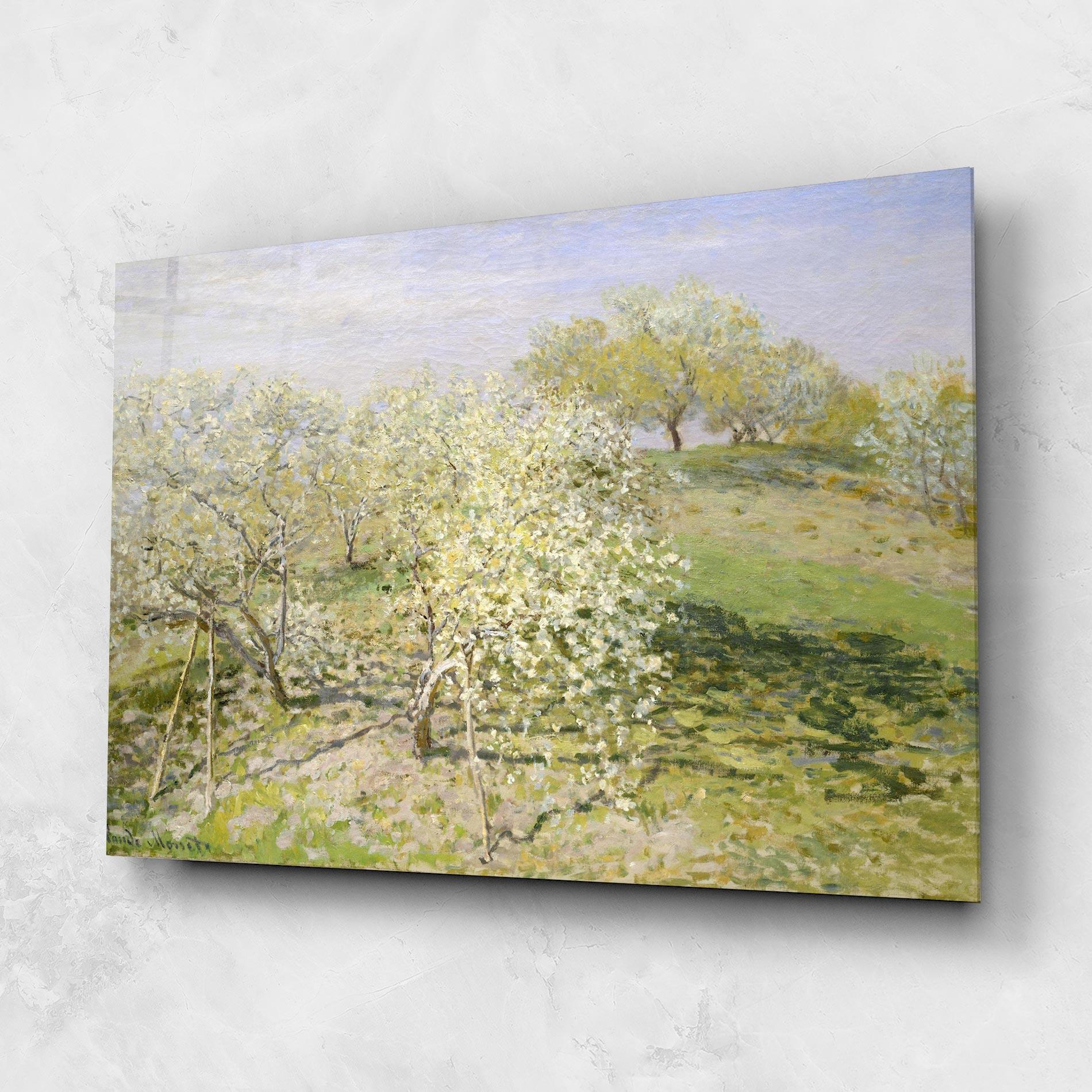 Üvegkép Fruit Trees In Bloom mockup 1