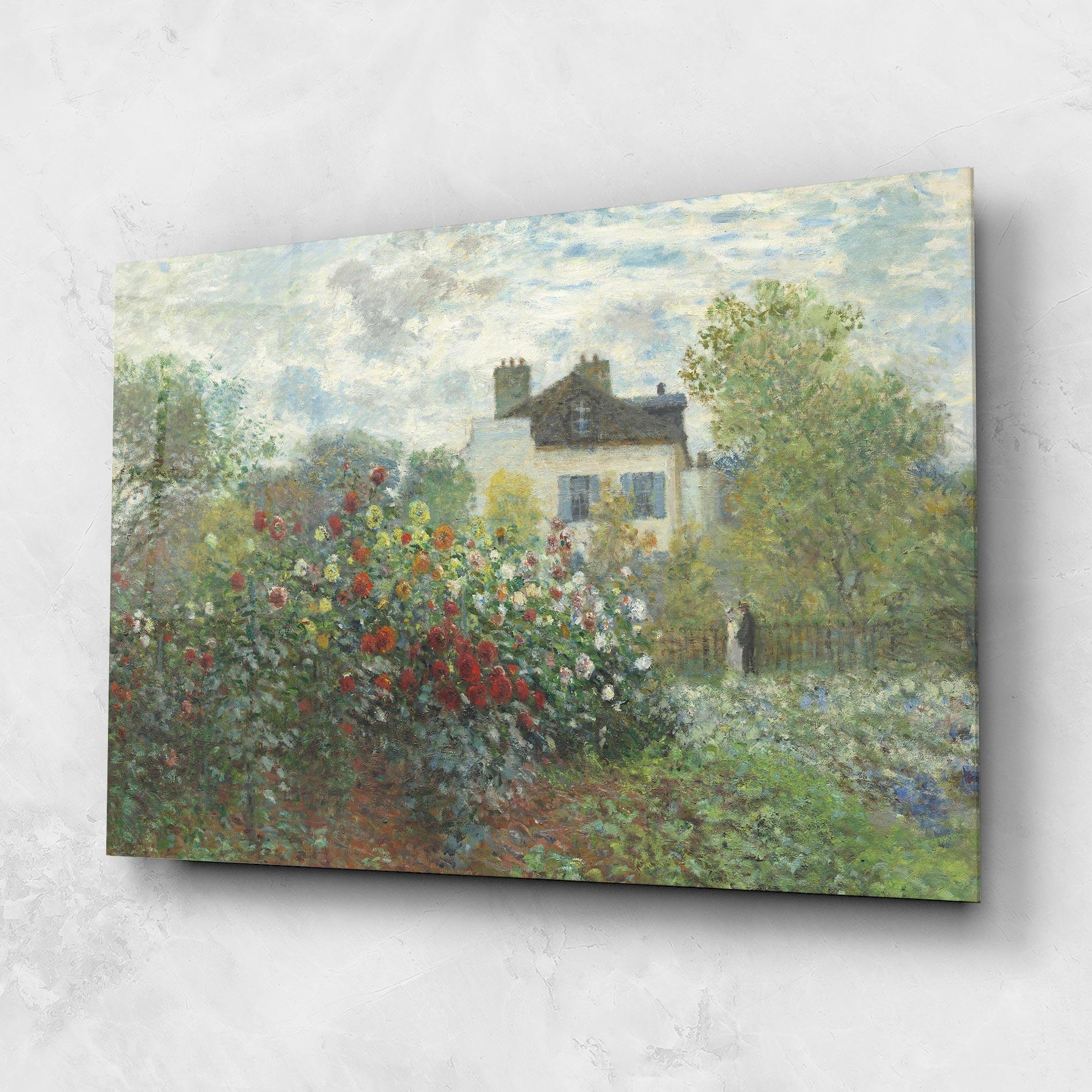 Üvegkép Garden In Argenteuilt mockup 1