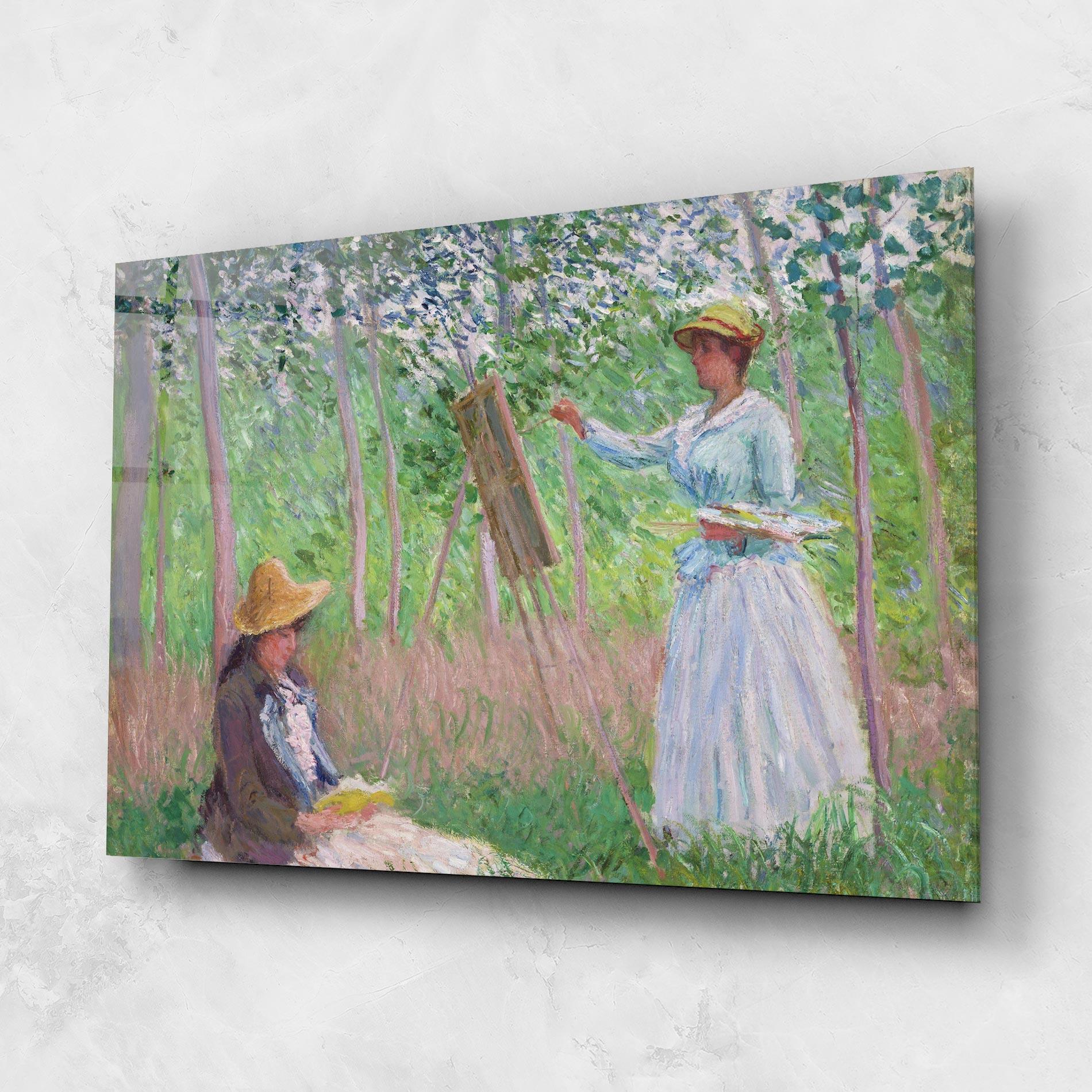 Üvegkép In The Woods At Giverny mockup 1