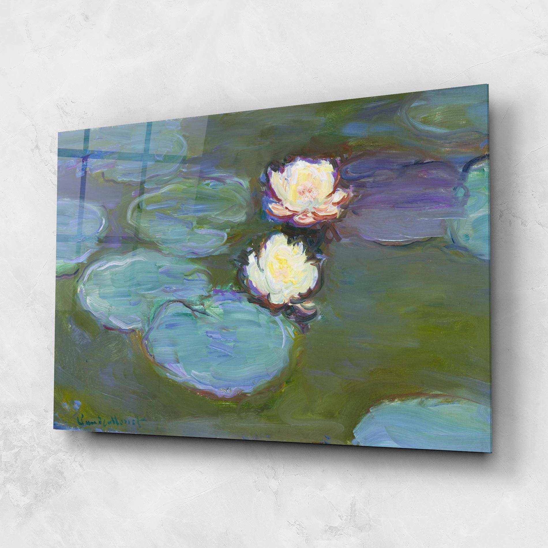 Üvegkép Nympheas Monet. mockup 1