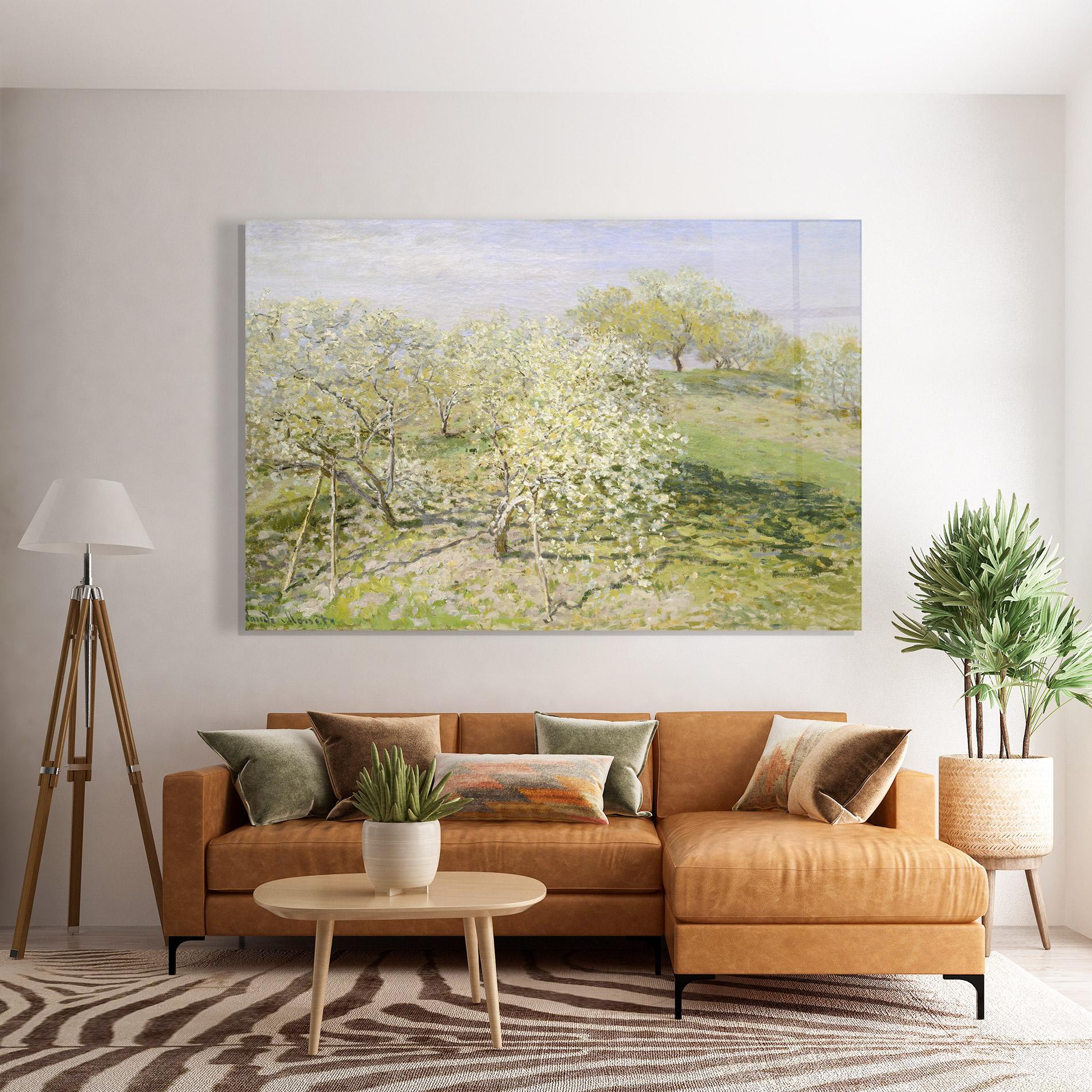 Üvegkép Fruit Trees In Bloom mockup 7