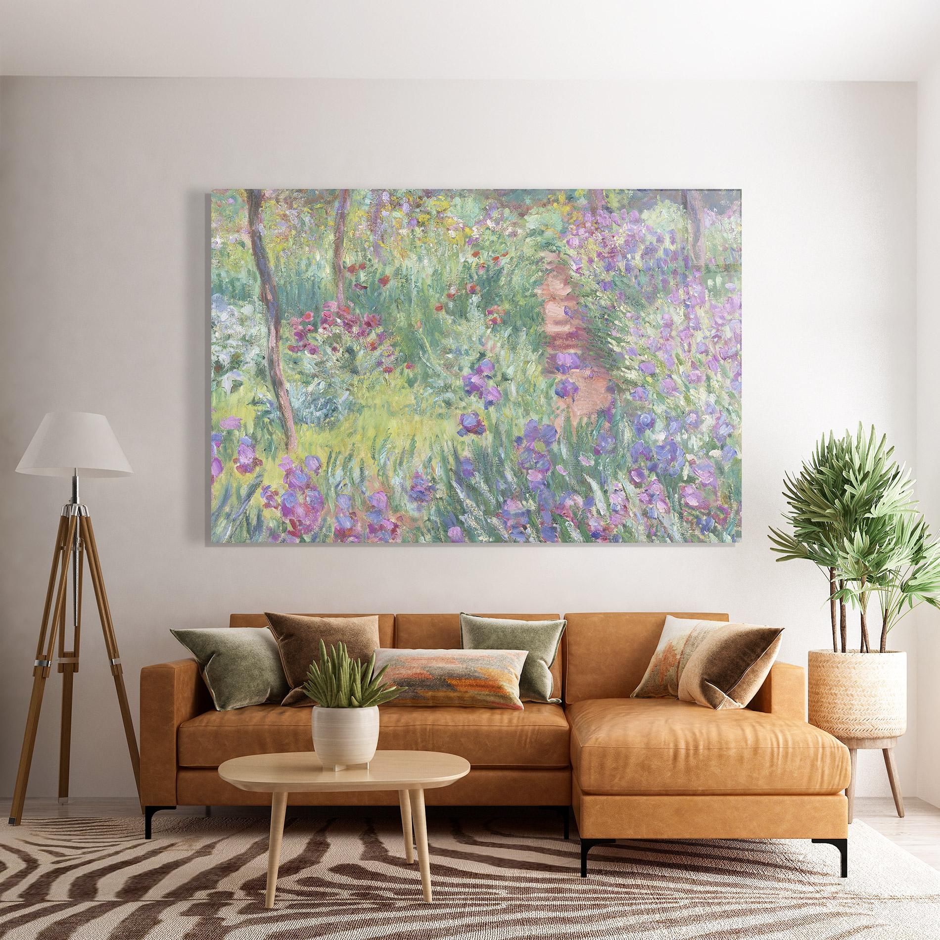 Üvegkép Garden In Giverny mockup 7