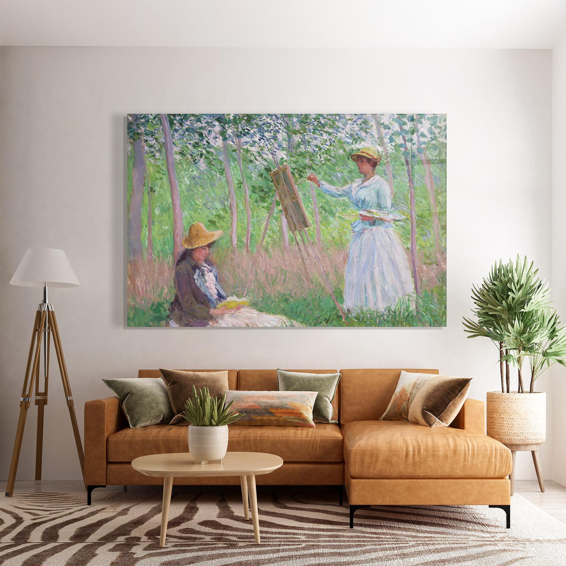 Üvegkép In The Woods At Giverny mockup 7