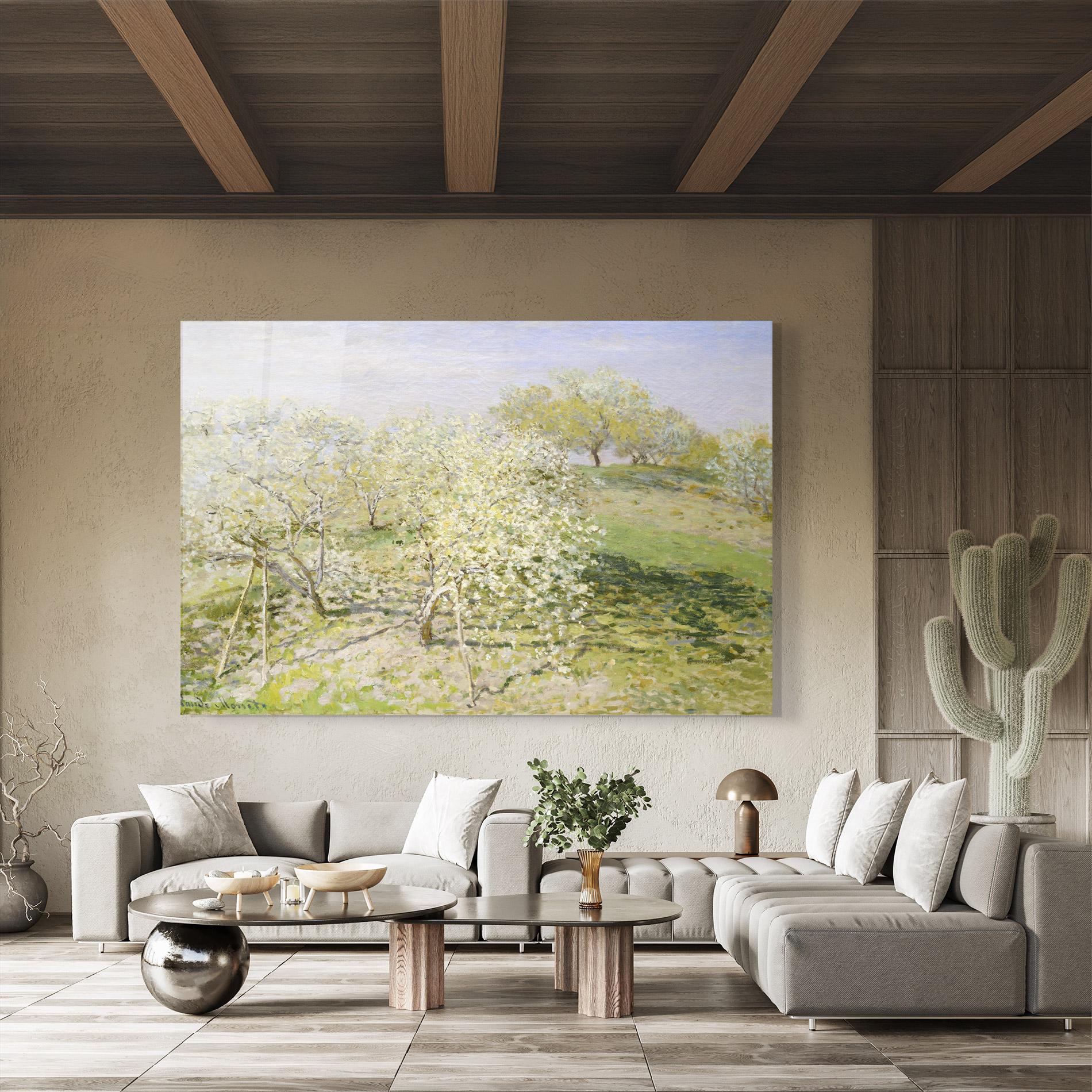 Üvegkép Fruit Trees In Bloom mockup 8