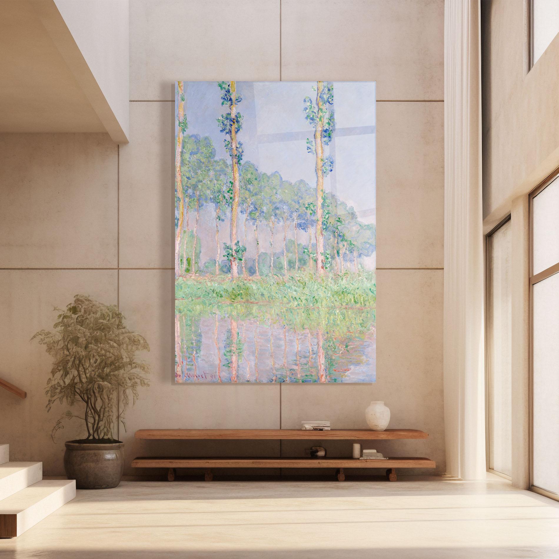 Üvegkép Monet Pink Effect mockup 8