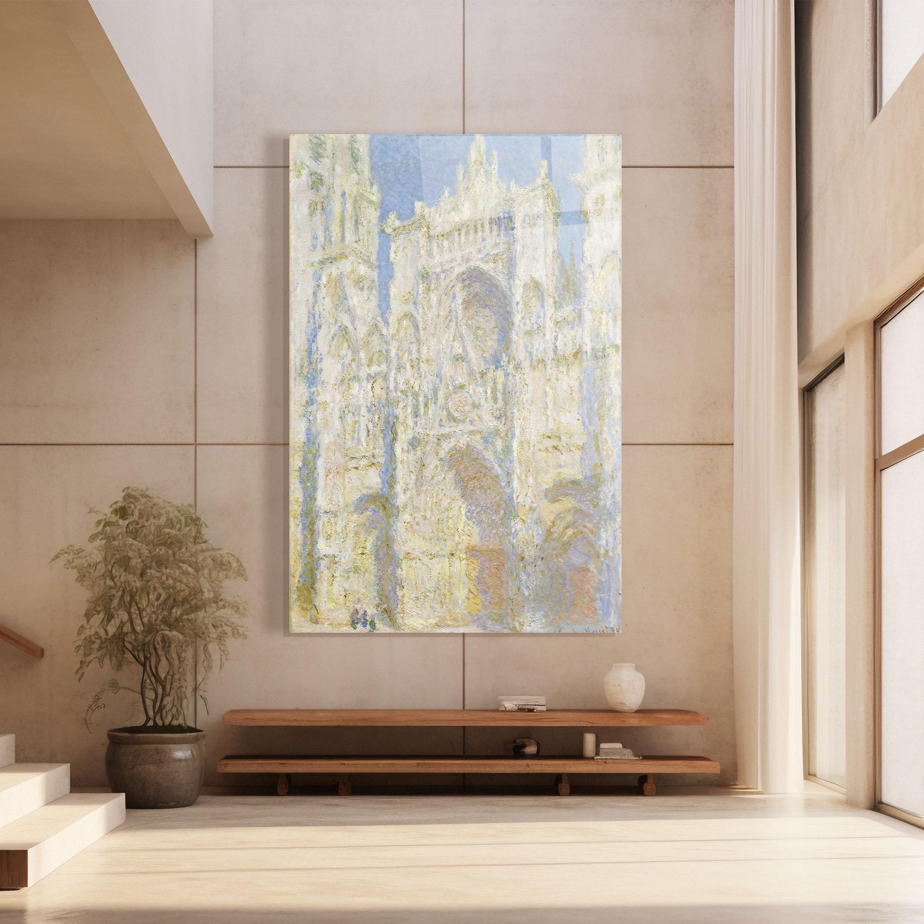 Üvegkép Rouen Cathedral mockup 8
