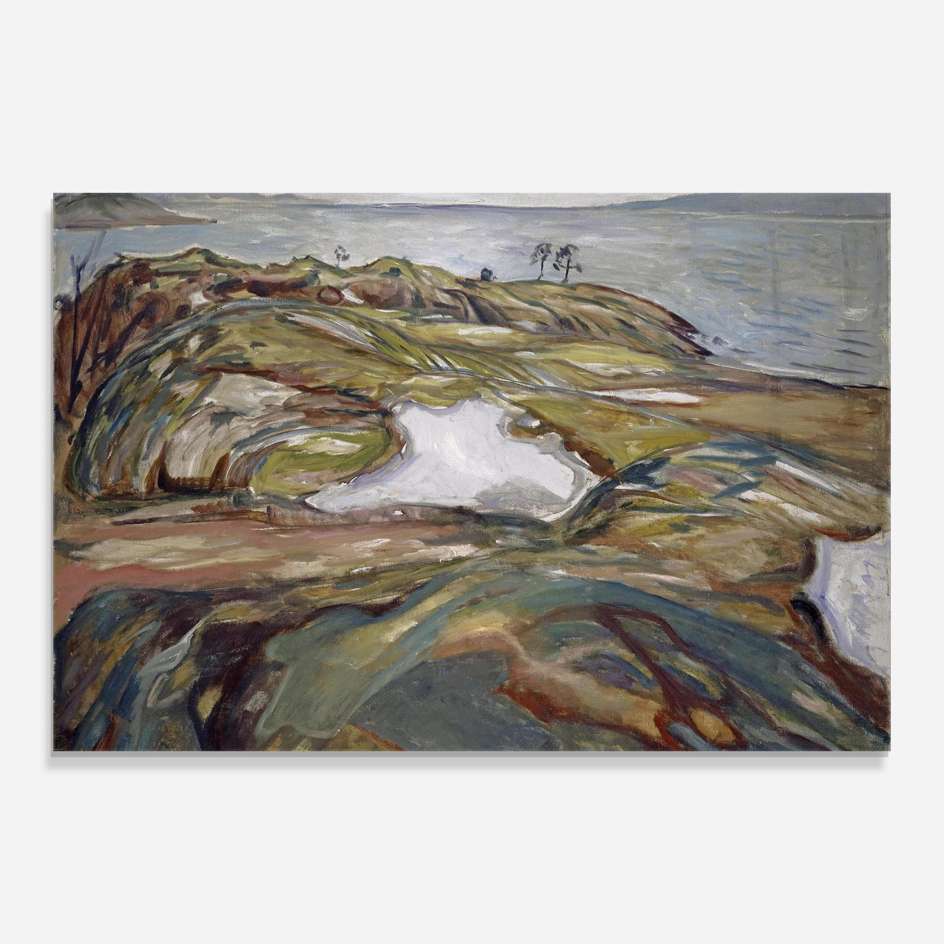 Üvegkép Coastal Landscape mockup 0