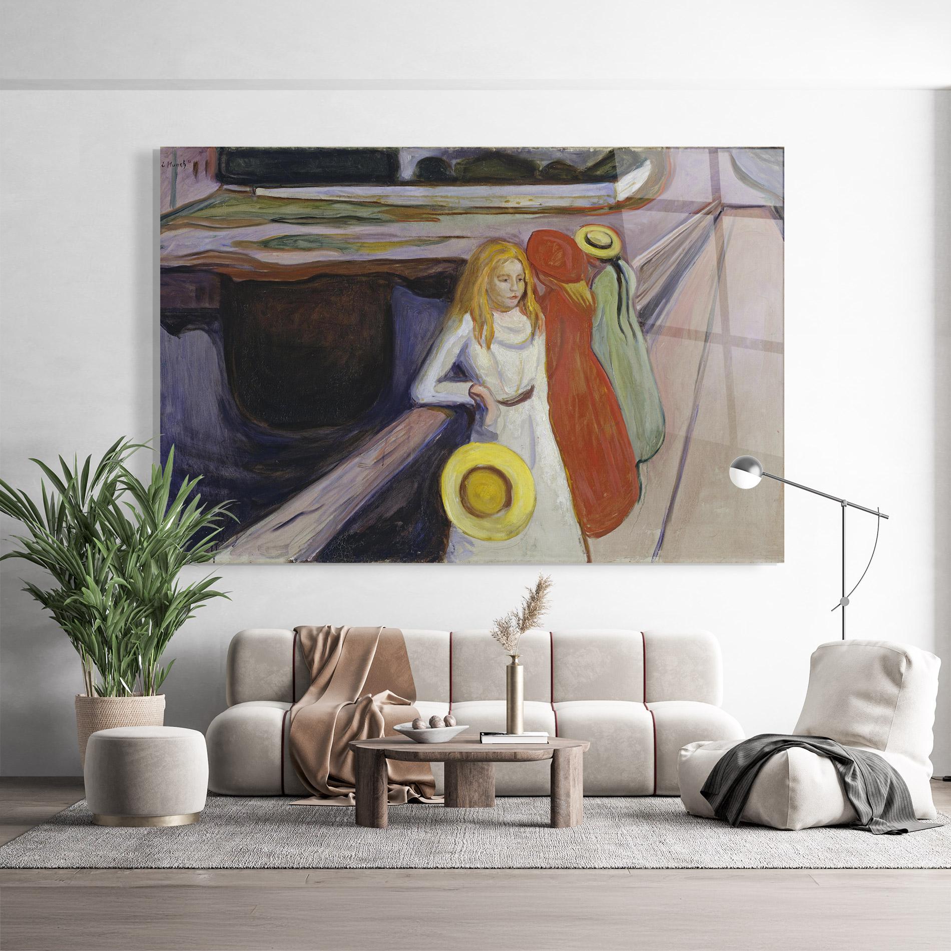 Üvegkép Bridge Girls mockup 9