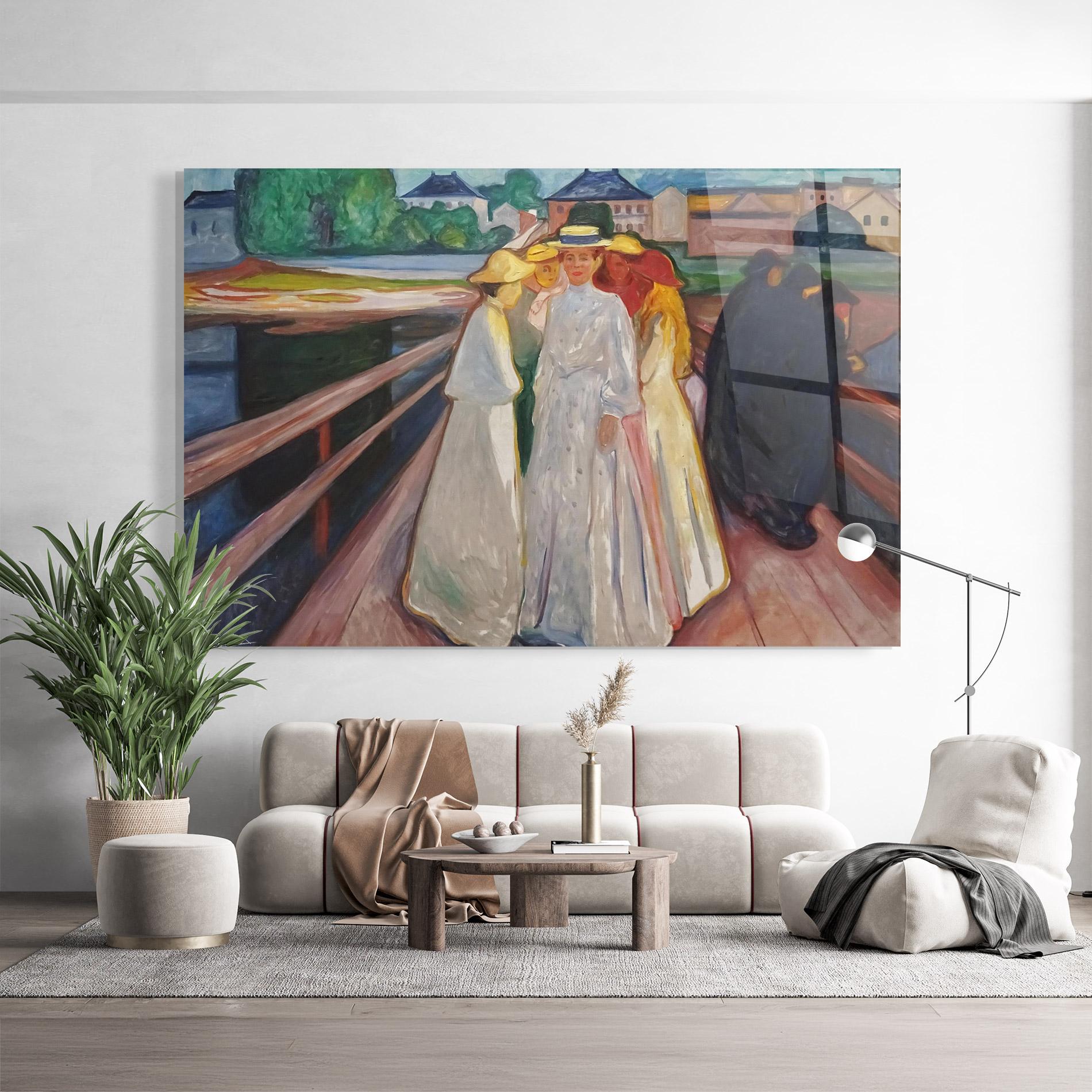 Üvegkép Munch Art mockup 9