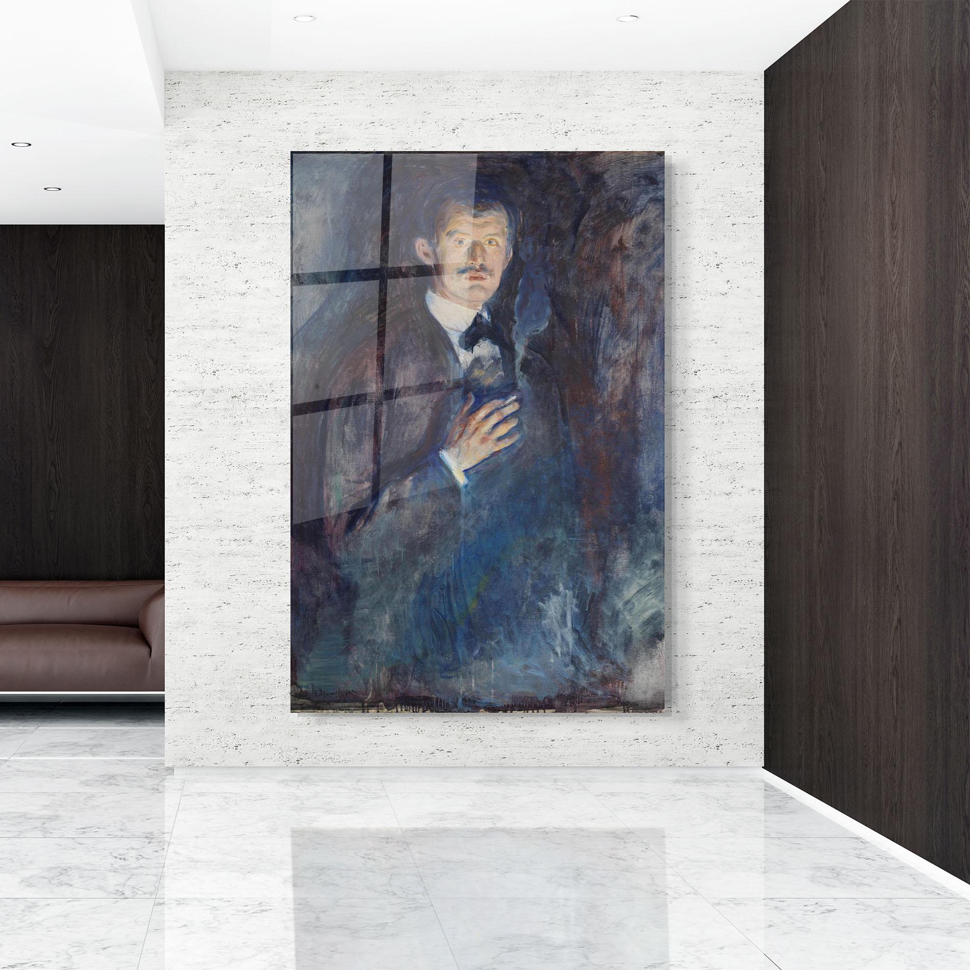 Üvegkép Self Burning Cigarette mockup 9