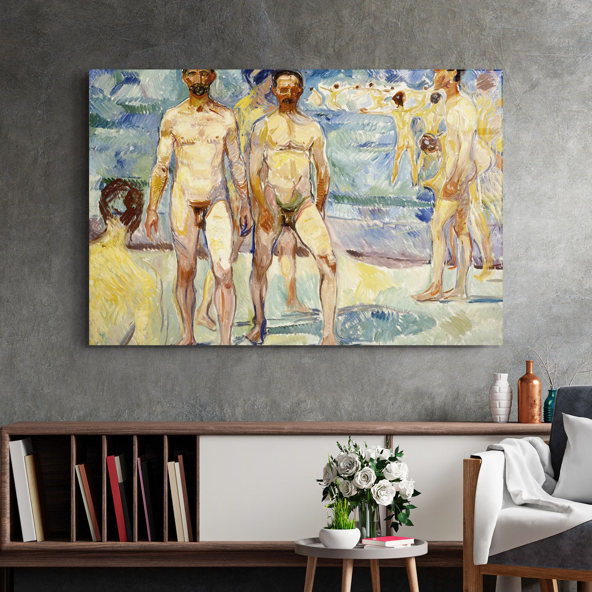 Bathing Men mockup 2