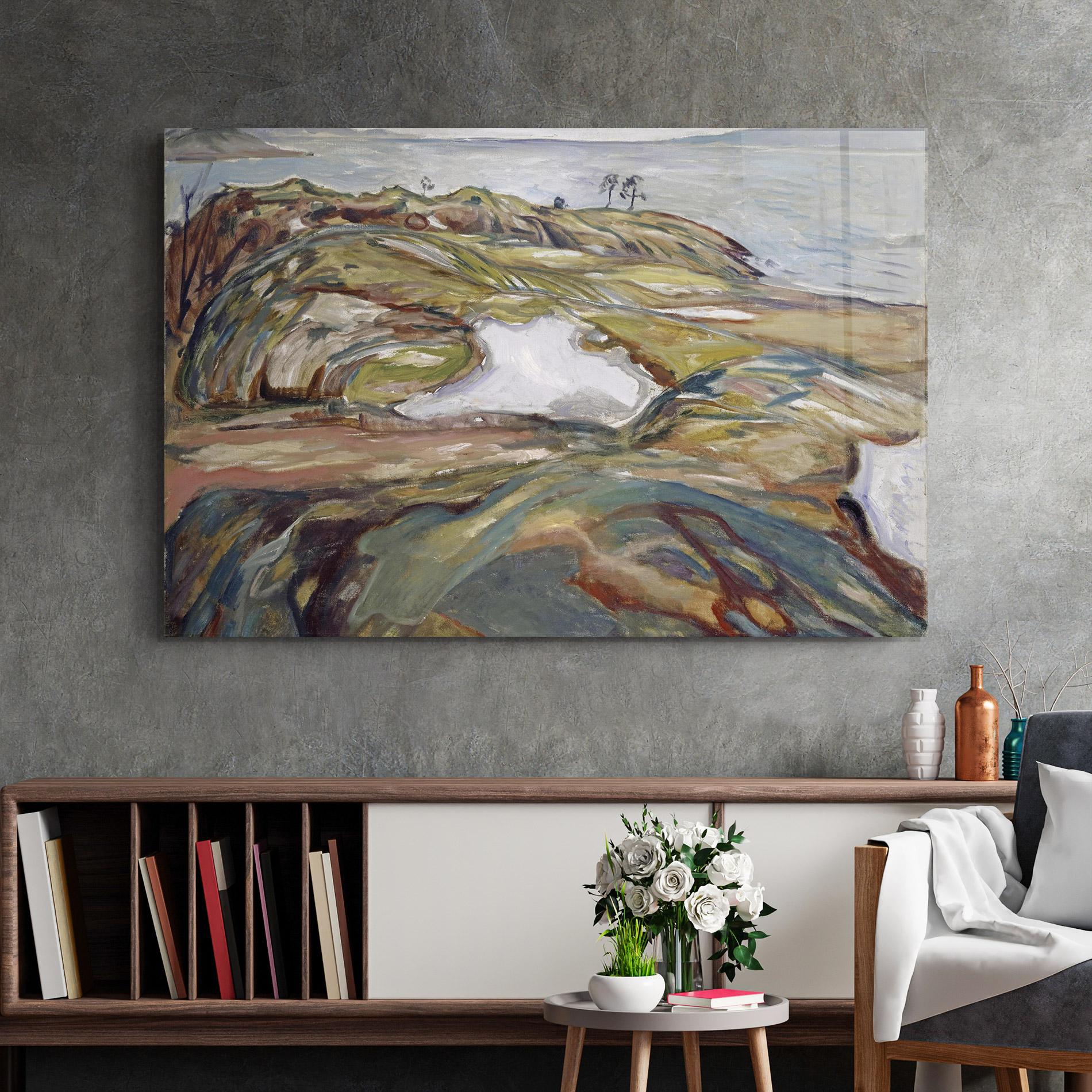 Üvegkép Coastal Landscape mockup 2