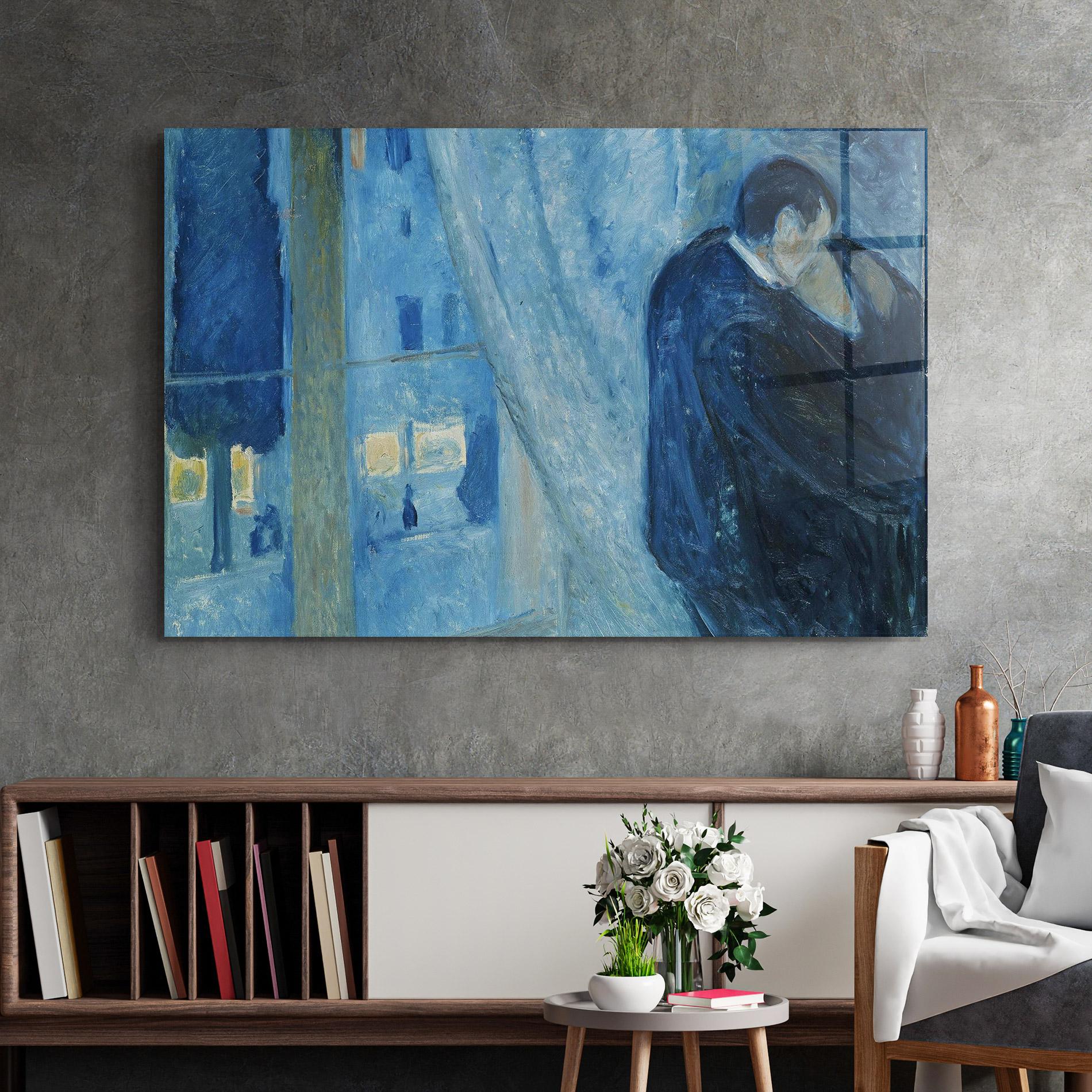 Üvegkép Kiss By The Window mockup 2