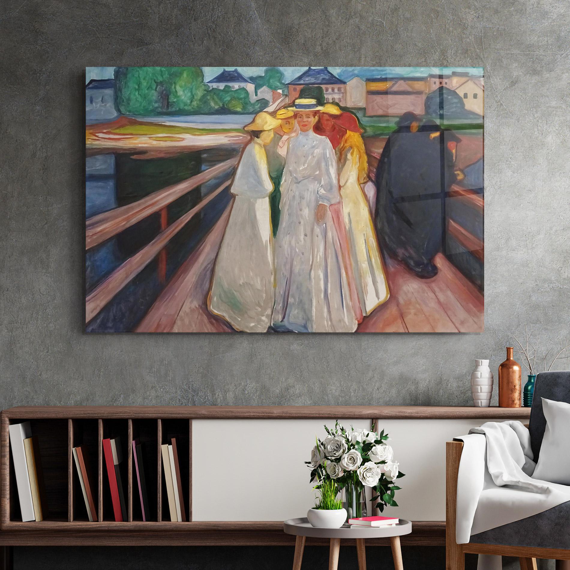 Üvegkép Munch Art mockup 2