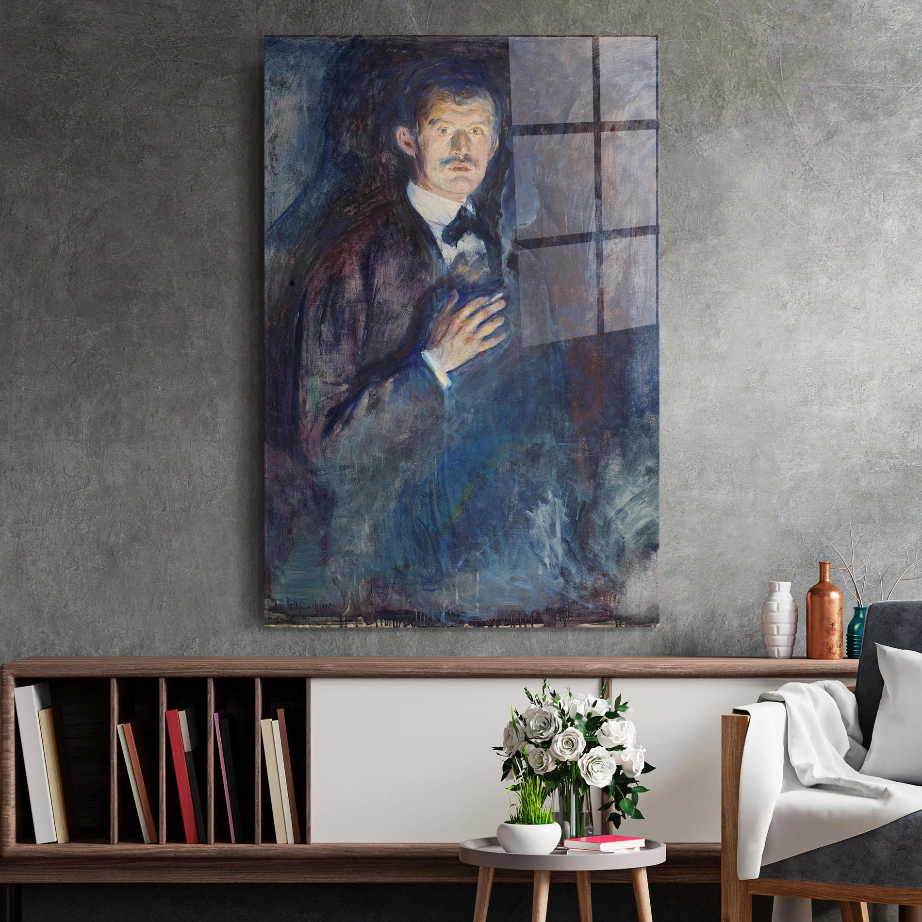 Üvegkép Self Burning Cigarette mockup 2