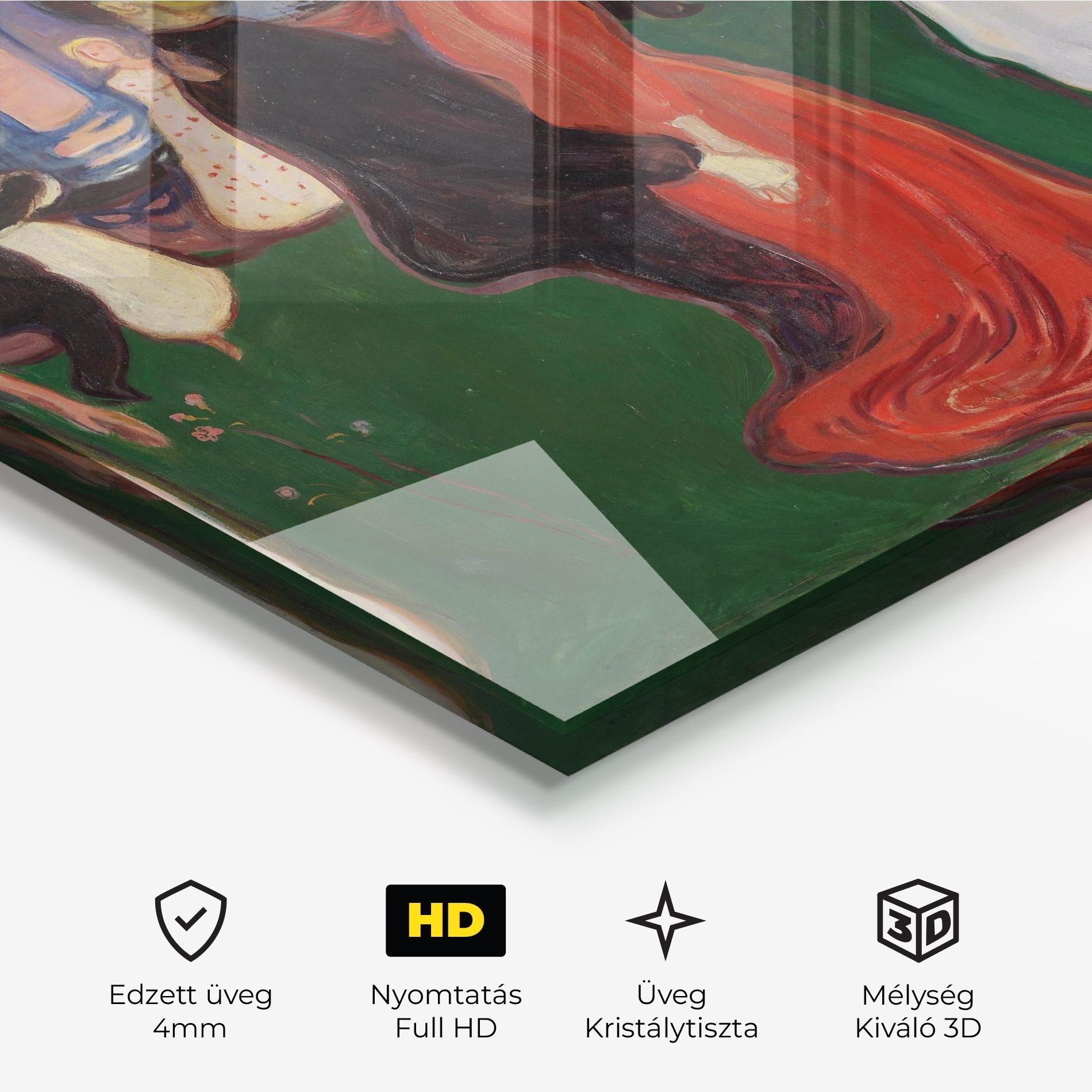 Üvegkép Dance Of Life mockup 3