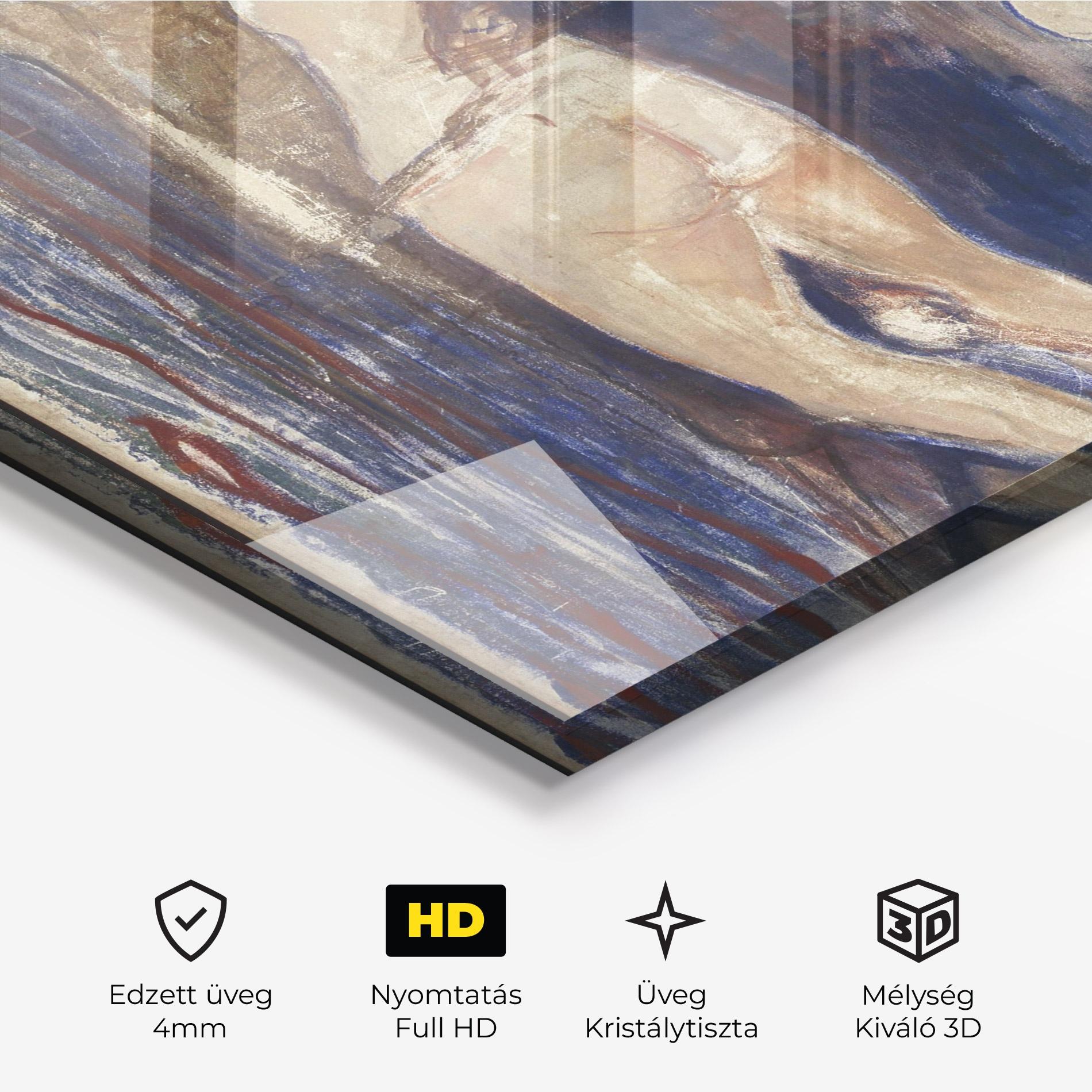 Üvegkép Death And Life mockup 3