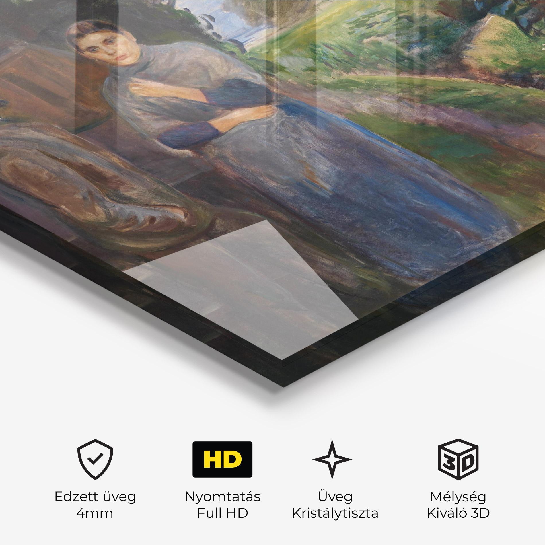 Üvegkép Evening Passion mockup 3