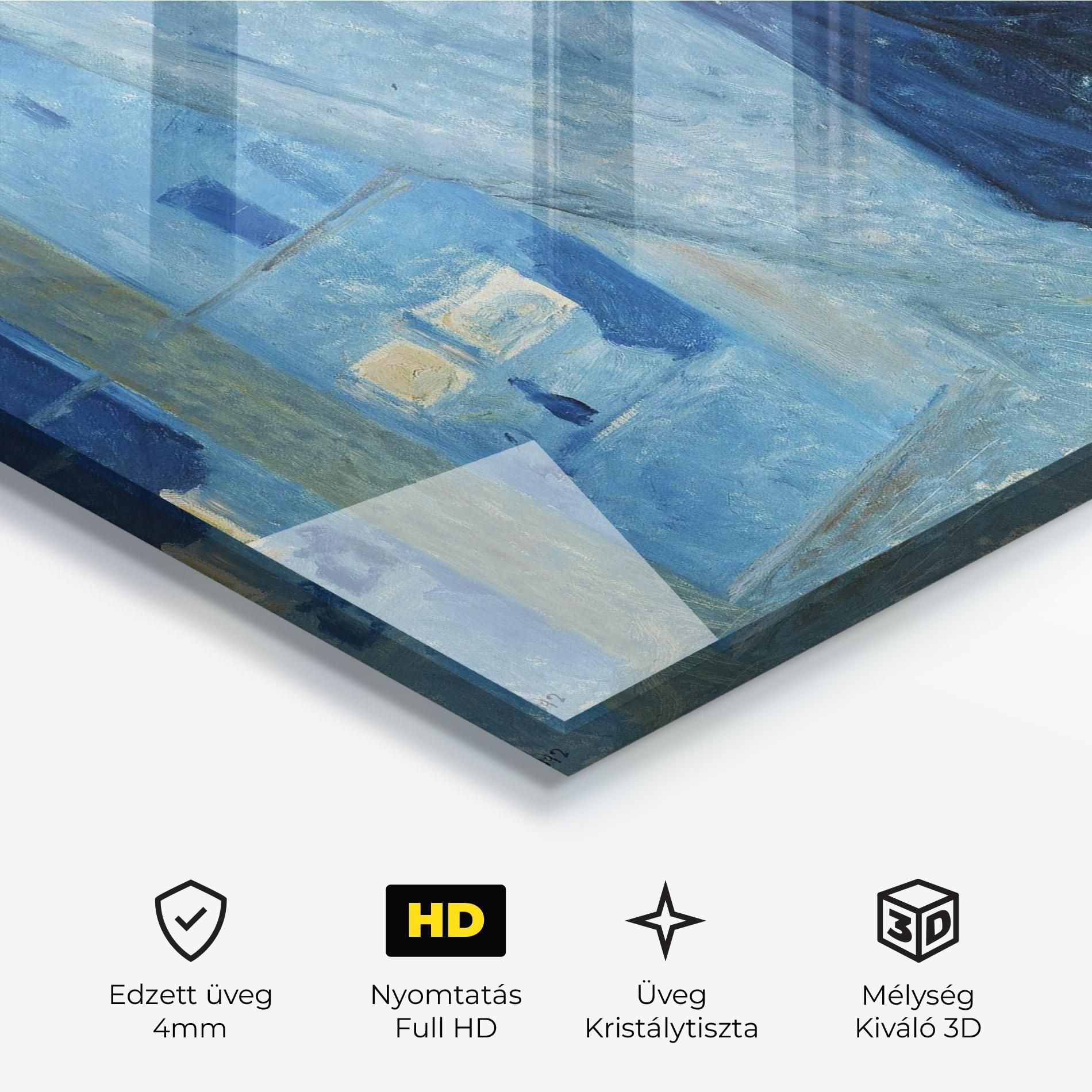 Üvegkép Kiss By The Window mockup 3