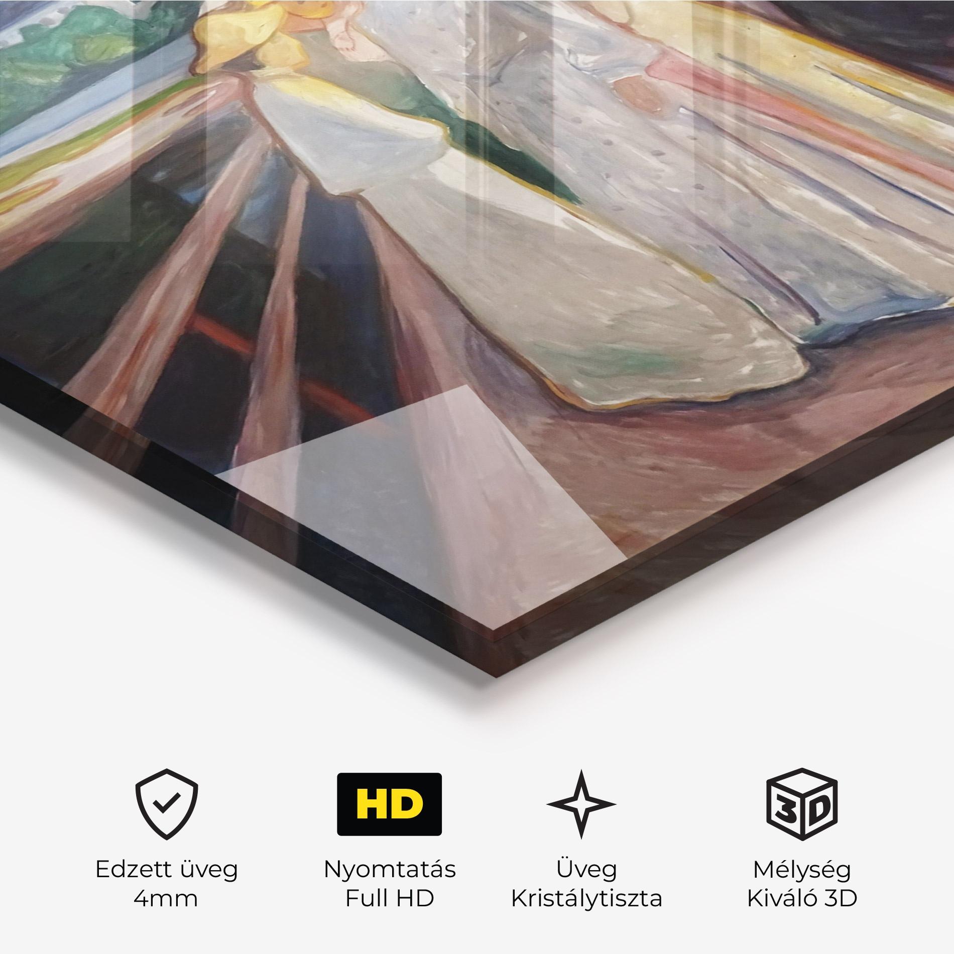 Üvegkép Munch Art mockup 3