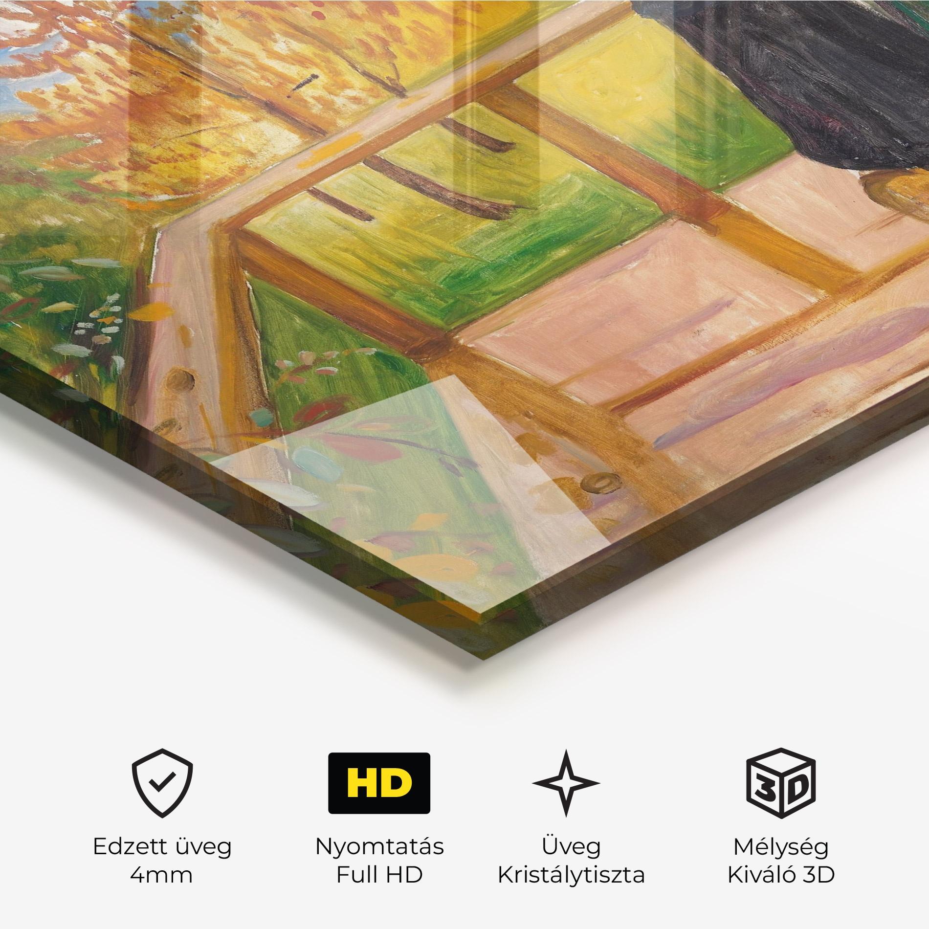 Üvegkép On The Veranda mockup 3