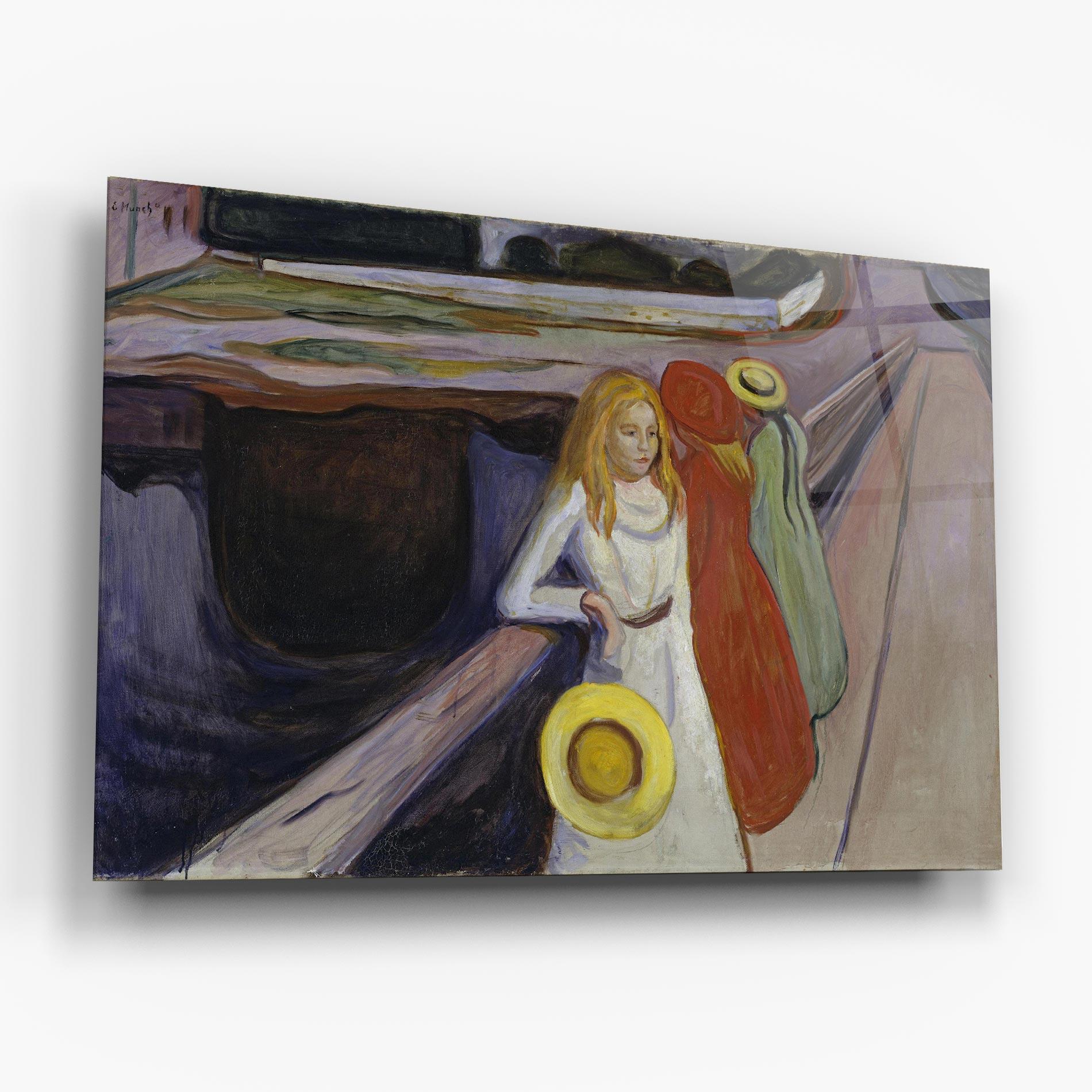 Üvegkép Bridge Girls mockup 6