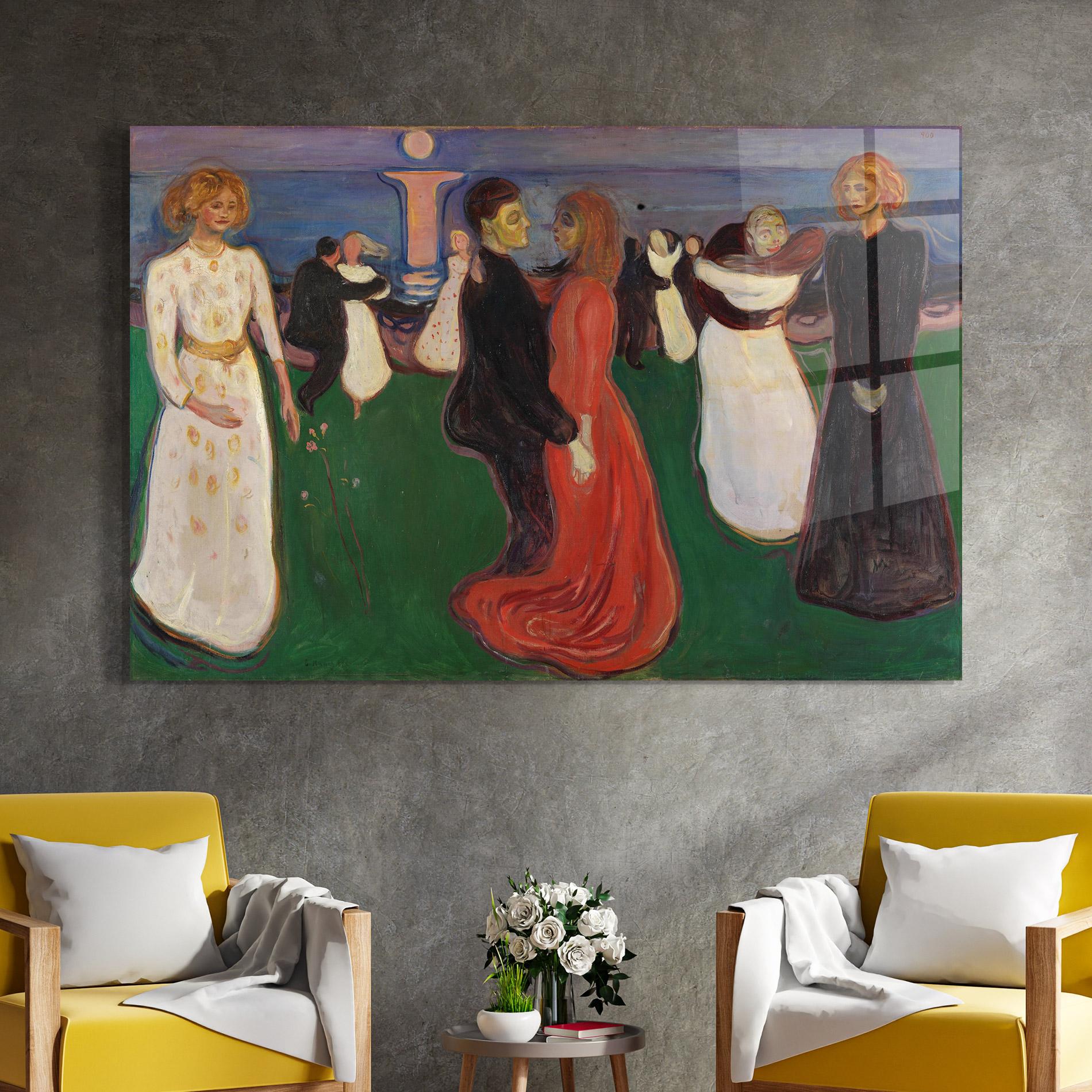 Üvegkép Dance Of Life mockup 4