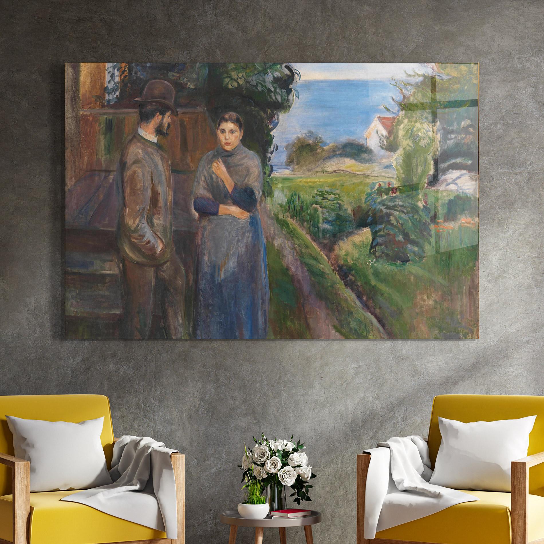 Üvegkép Evening Passion mockup 4