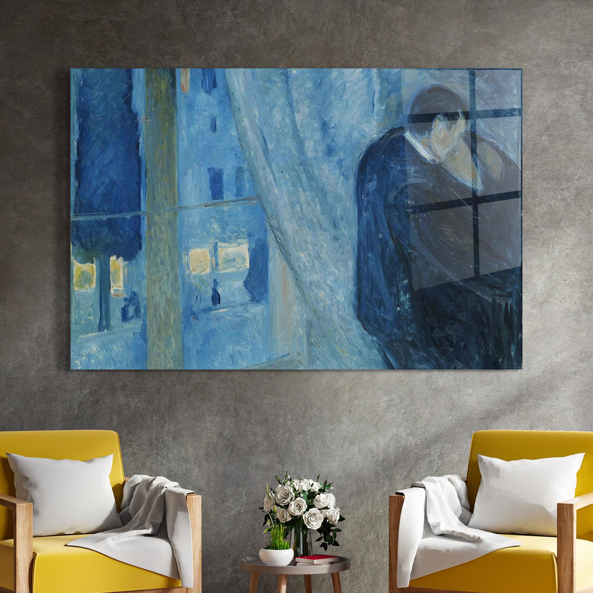 Üvegkép Kiss By The Window mockup 4