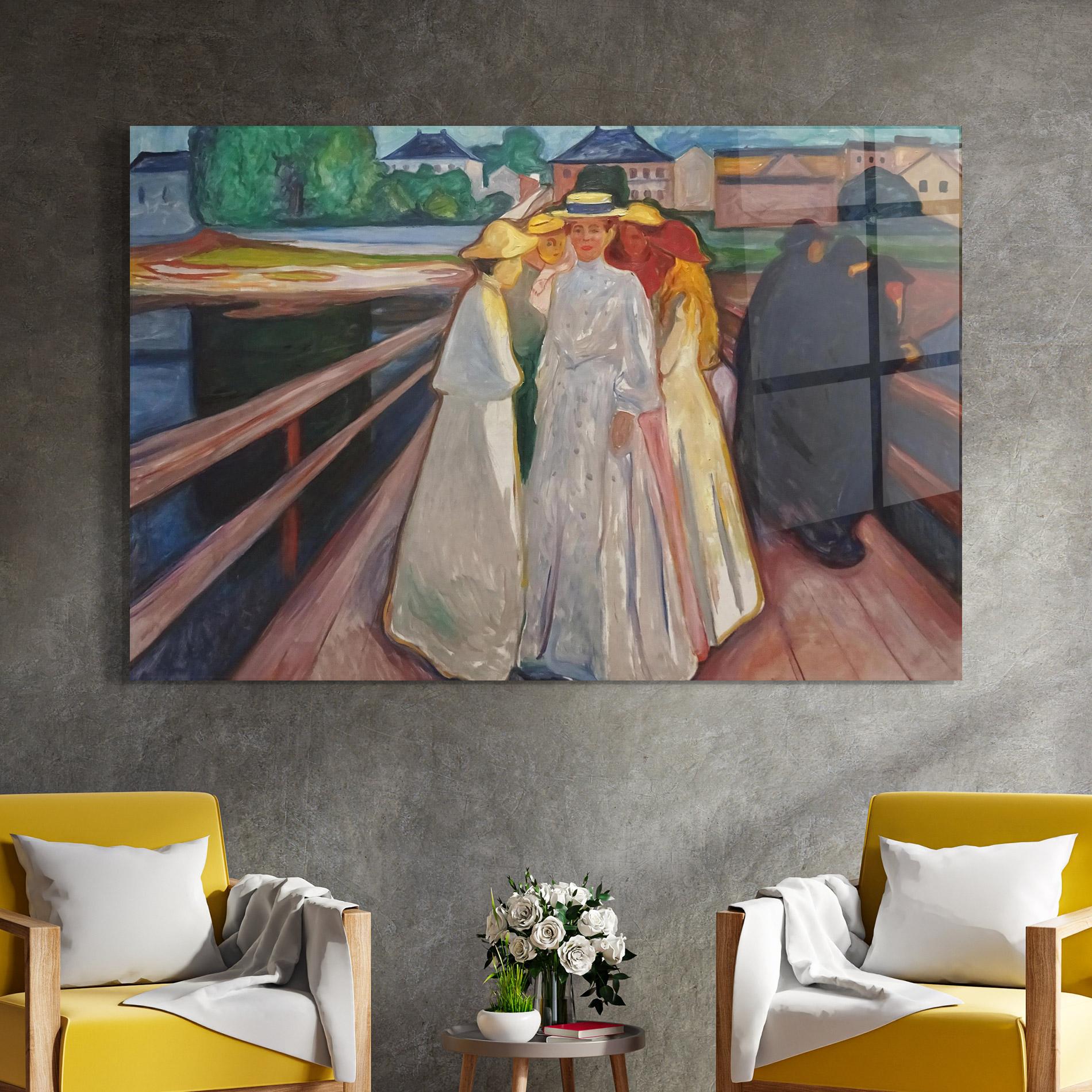 Üvegkép Munch Art mockup 4