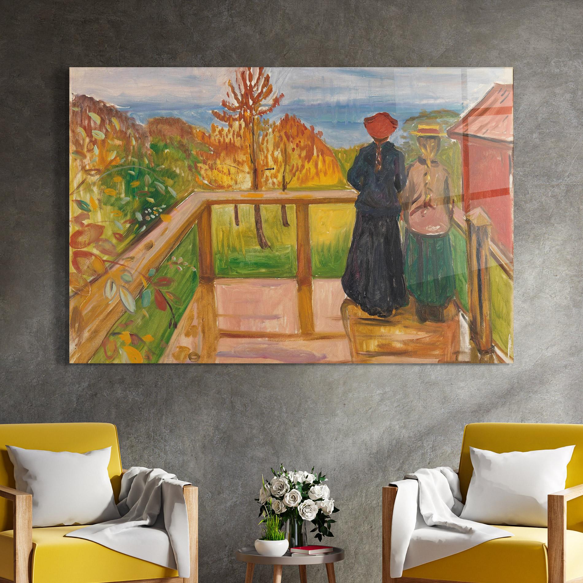 Üvegkép On The Veranda mockup 4