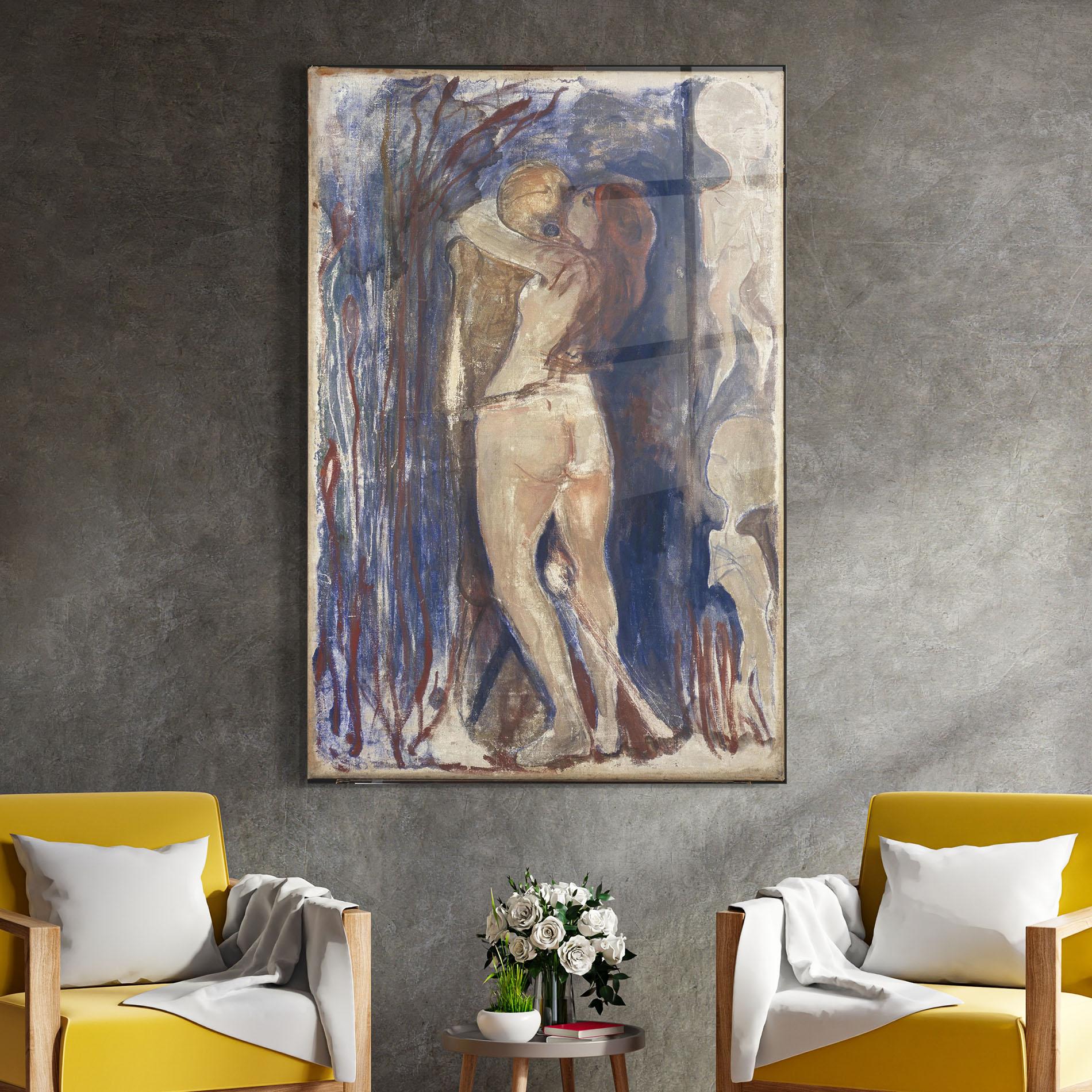 Üvegkép Death And Life mockup 4