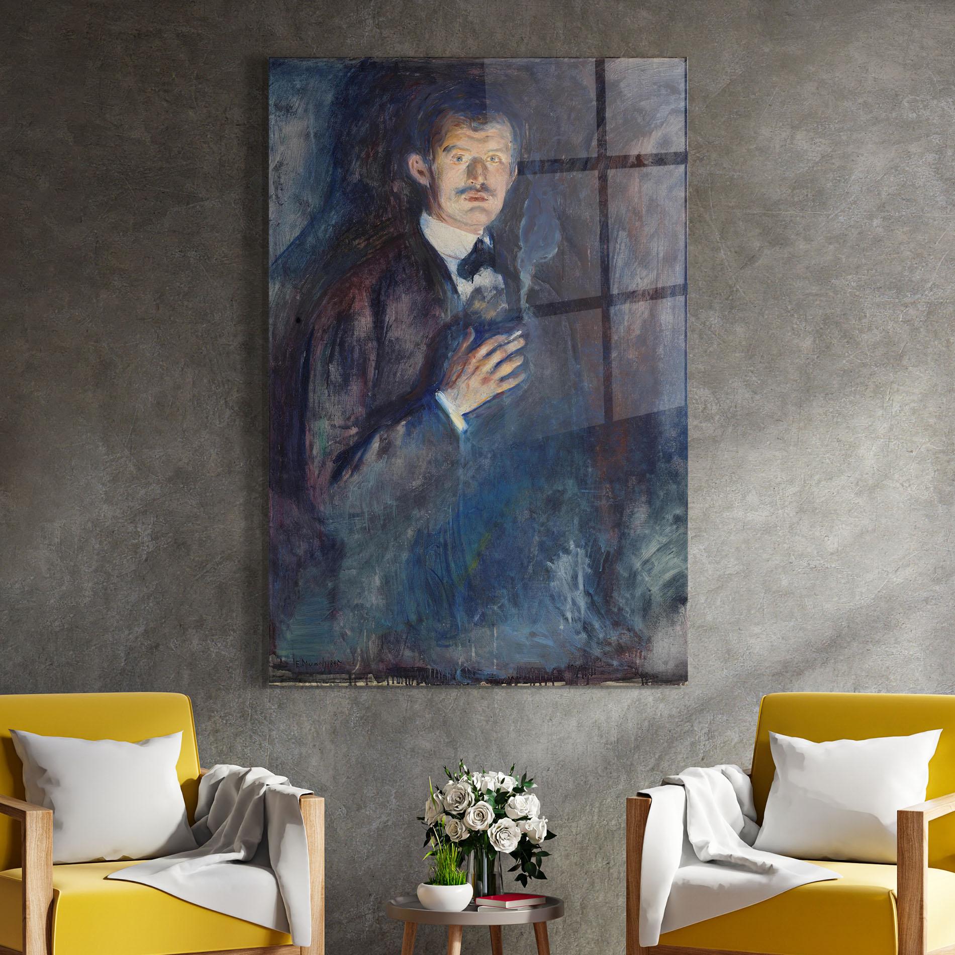 Üvegkép Self Burning Cigarette mockup 4