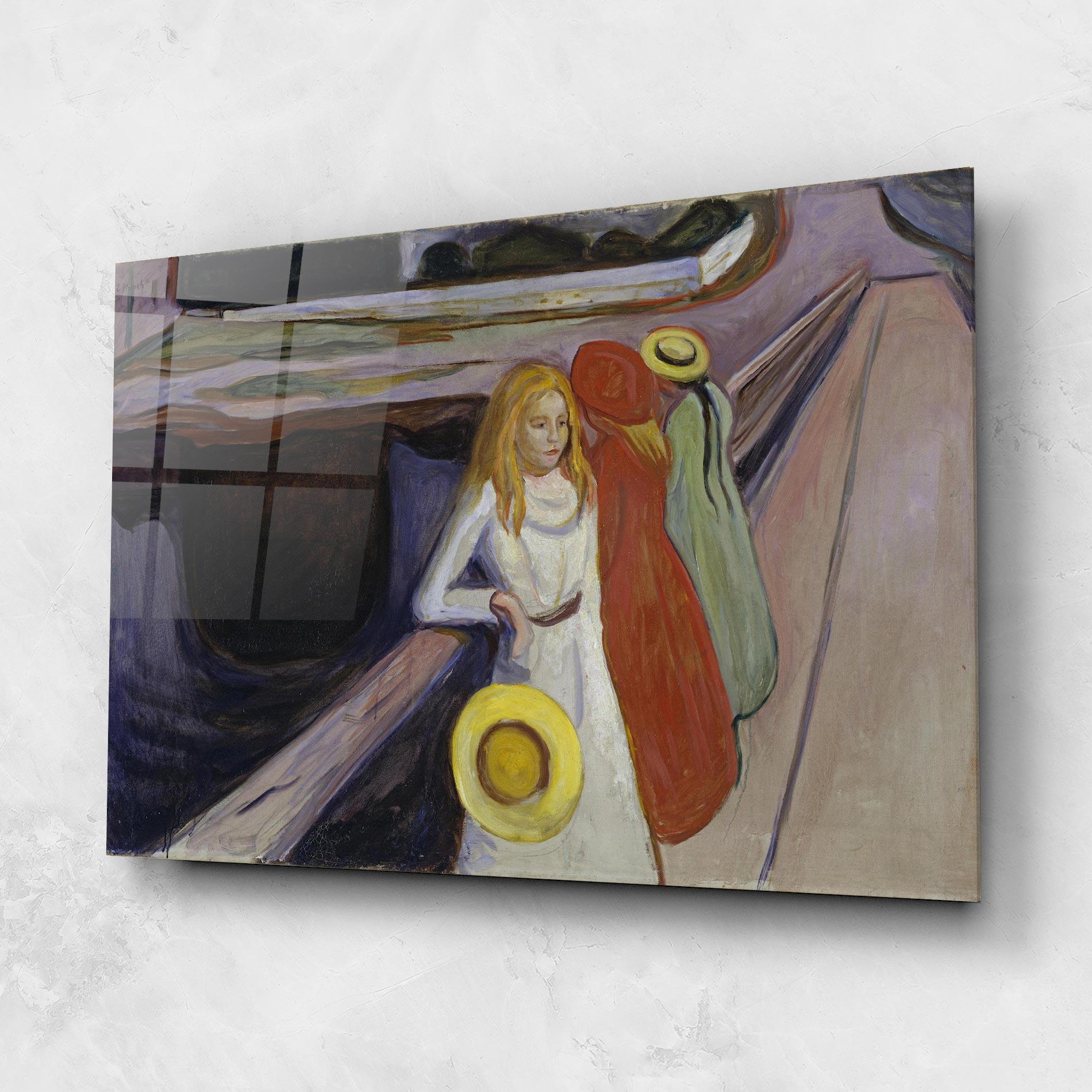 Üvegkép Bridge Girls mockup 1