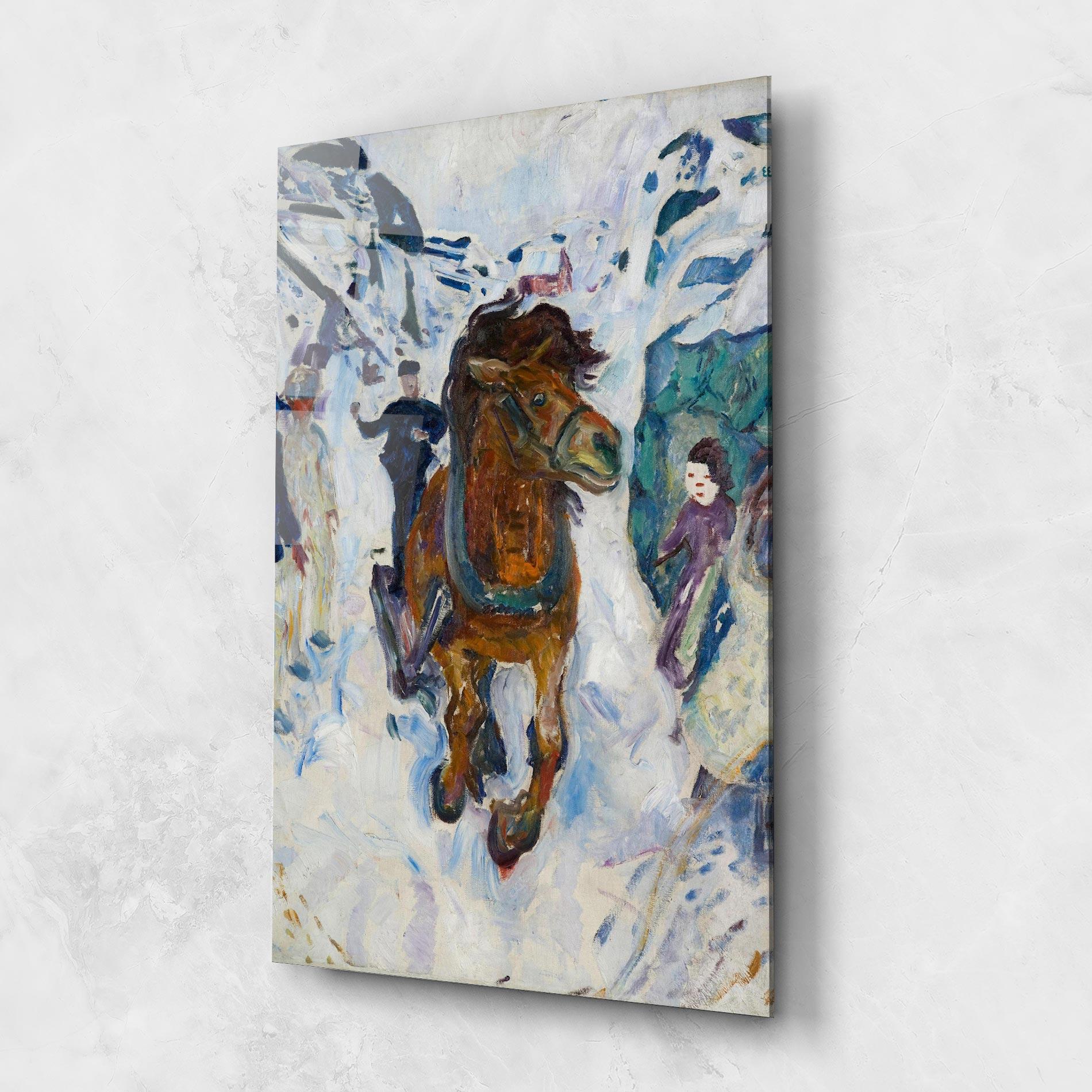 Üvegkép Galloping Horse mockup 1