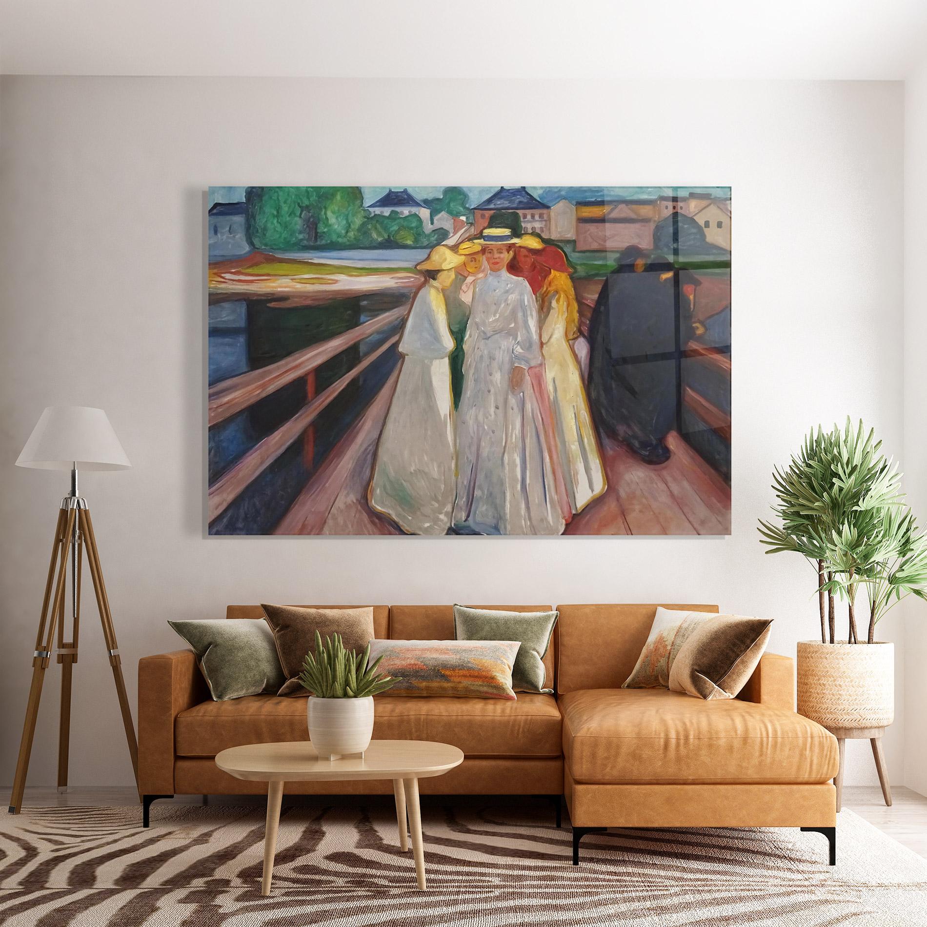 Üvegkép Munch Art mockup 7