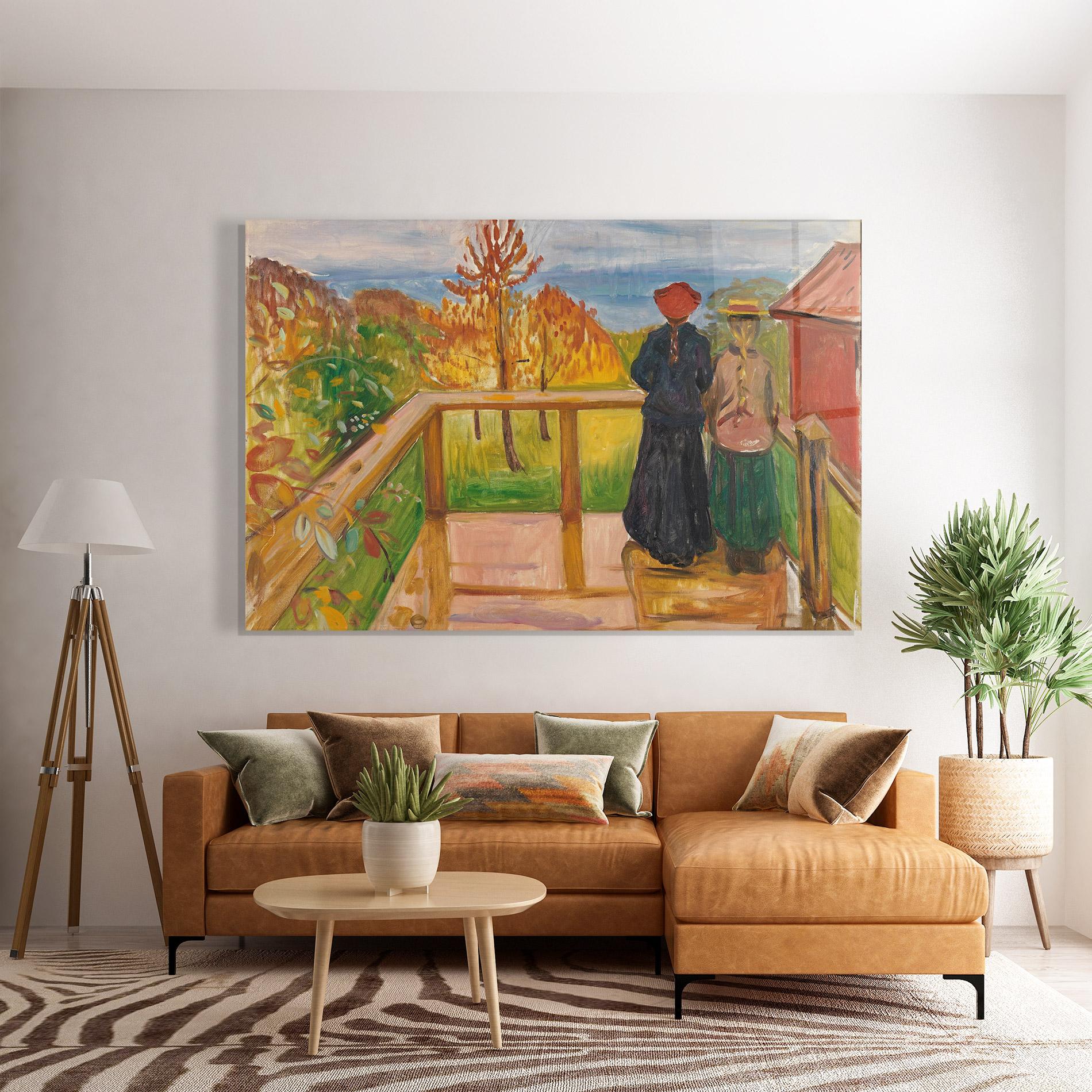 Üvegkép On The Veranda mockup 7