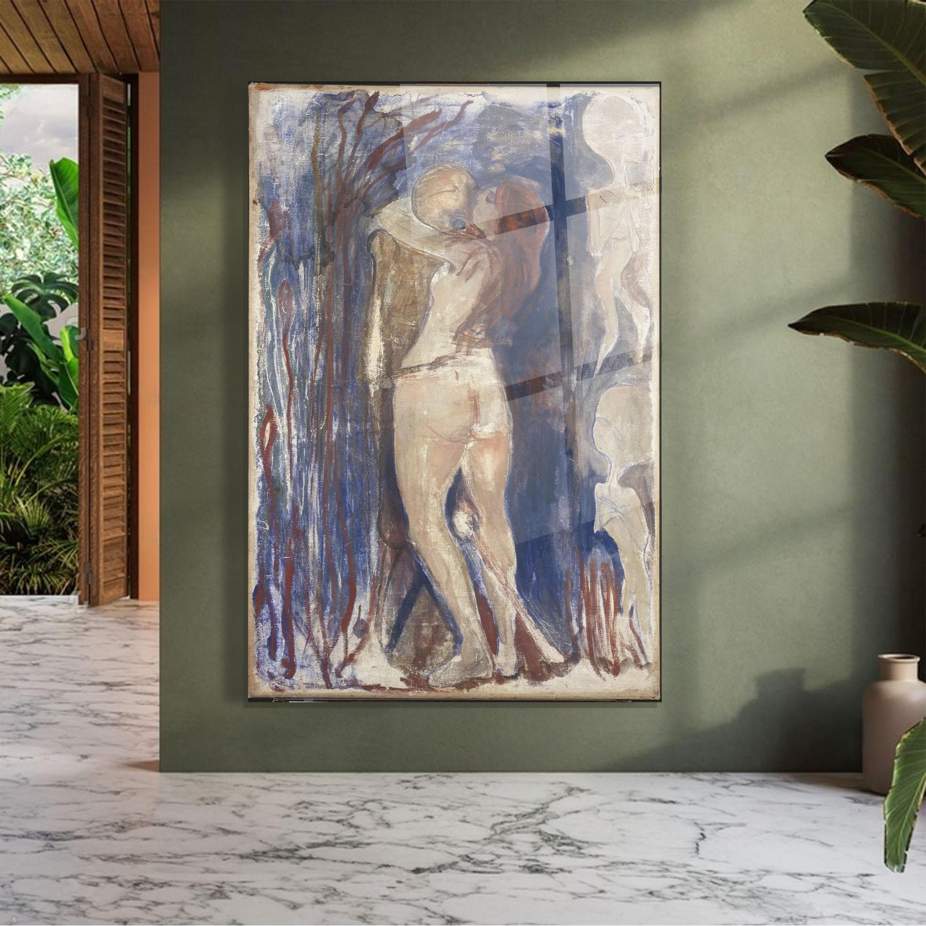 Üvegkép Death And Life mockup 7