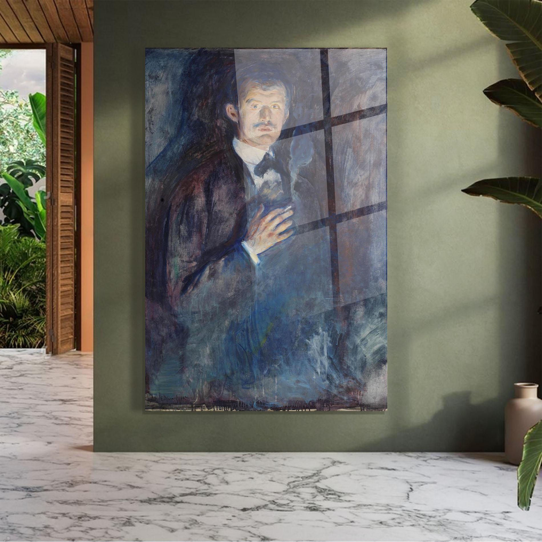 Üvegkép Self Burning Cigarette mockup 7