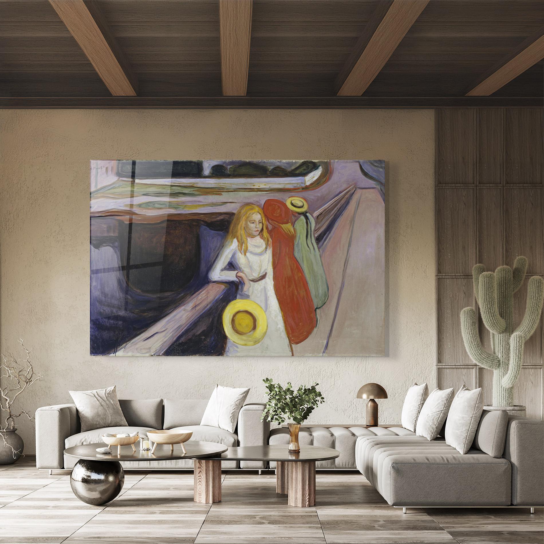 Üvegkép Bridge Girls mockup 8