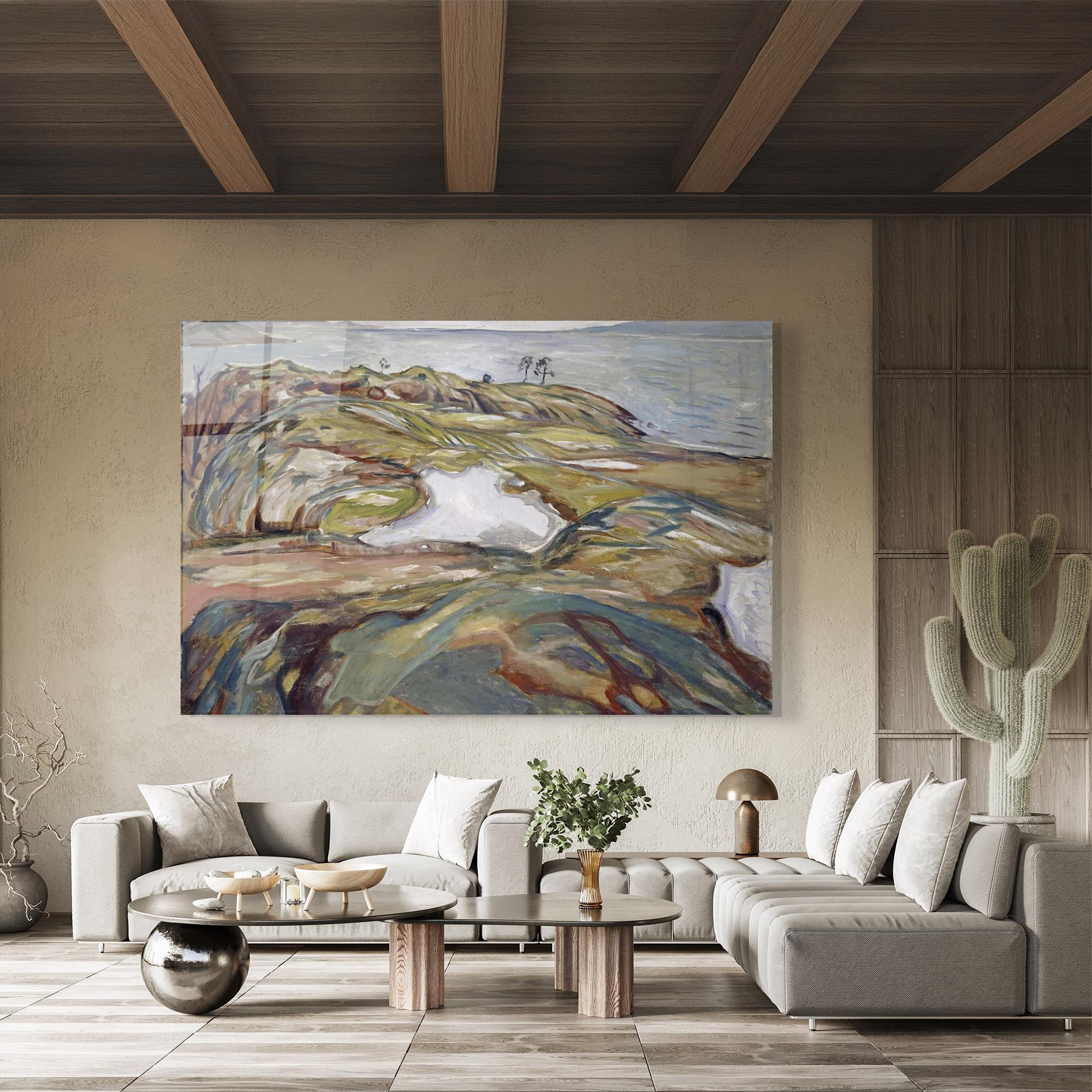 Üvegkép Coastal Landscape mockup 8