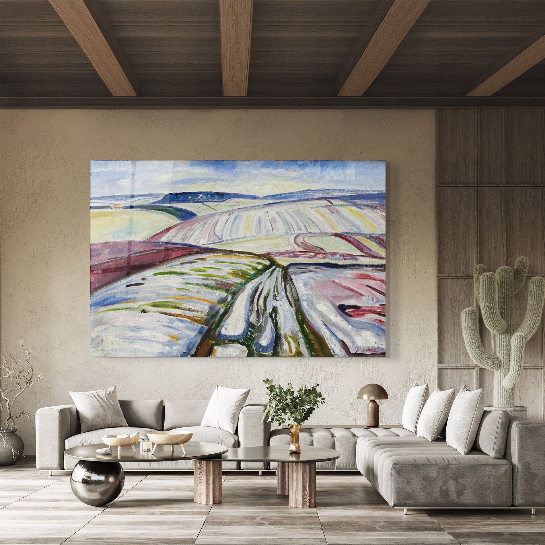 Field In Snow mockup 8