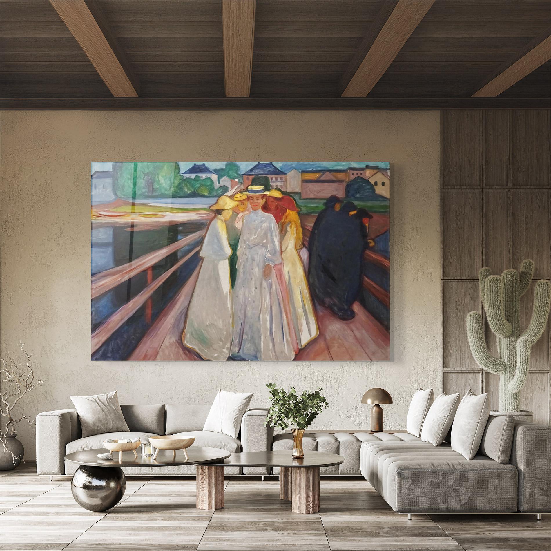 Üvegkép Munch Art mockup 8