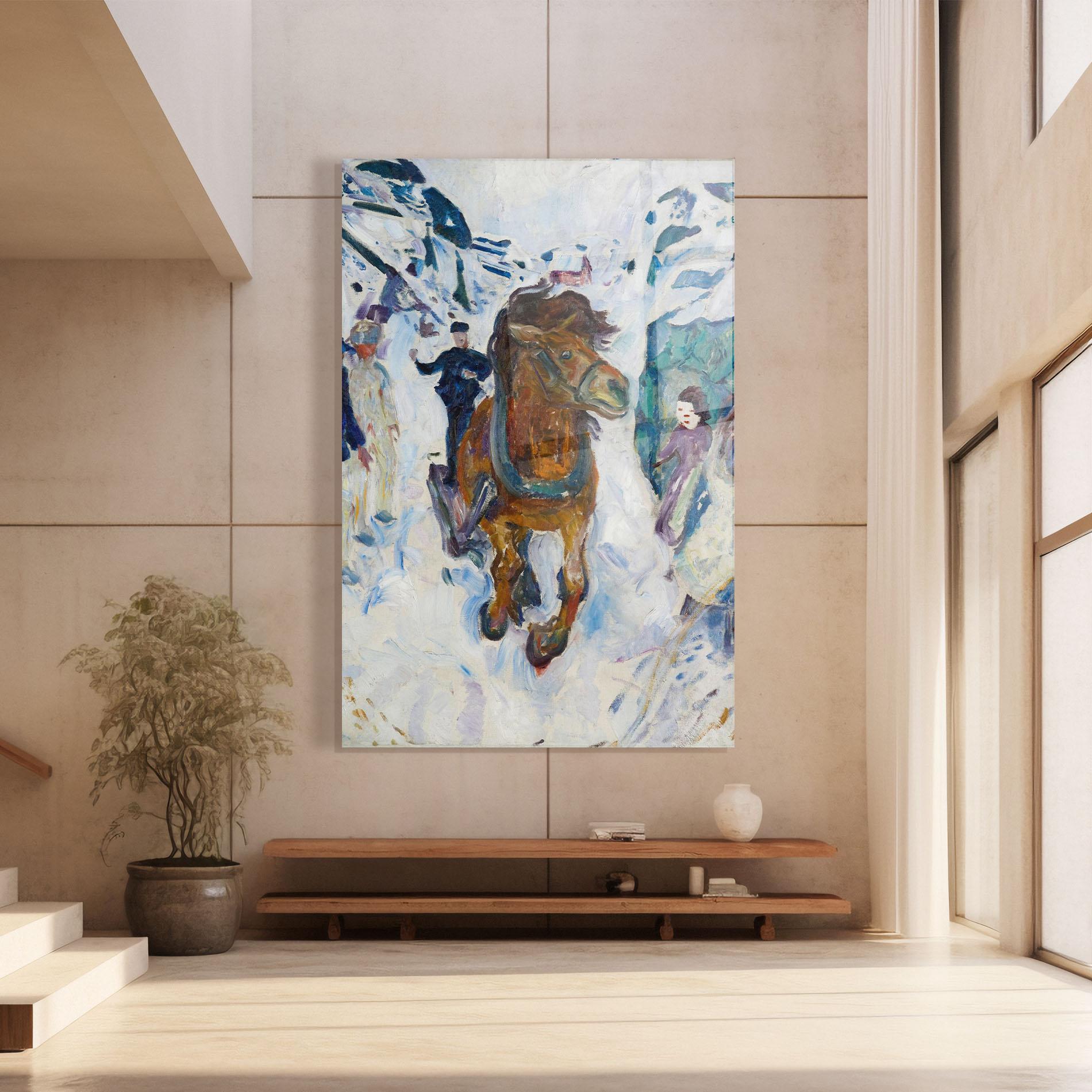 Üvegkép Galloping Horse mockup 8